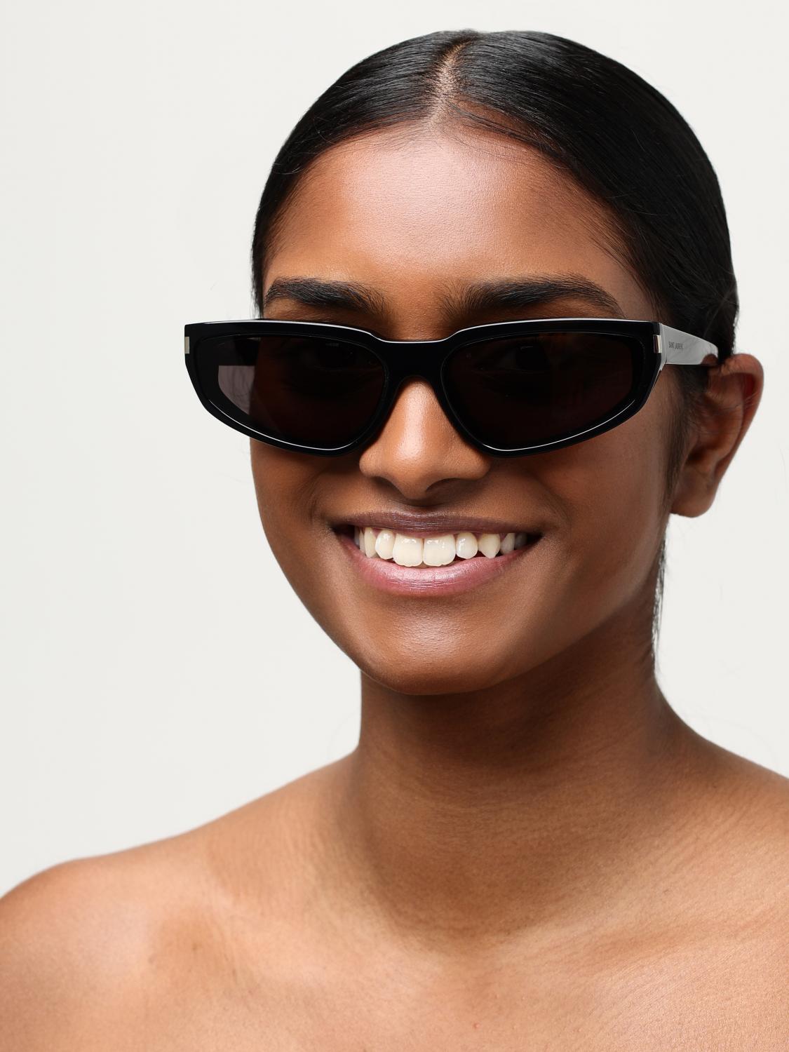 F　SAINT LAURENT サンローラン 17ss 27インチ Saint Laurent SL 634 Nova sunglasses in recycled acetate - Black