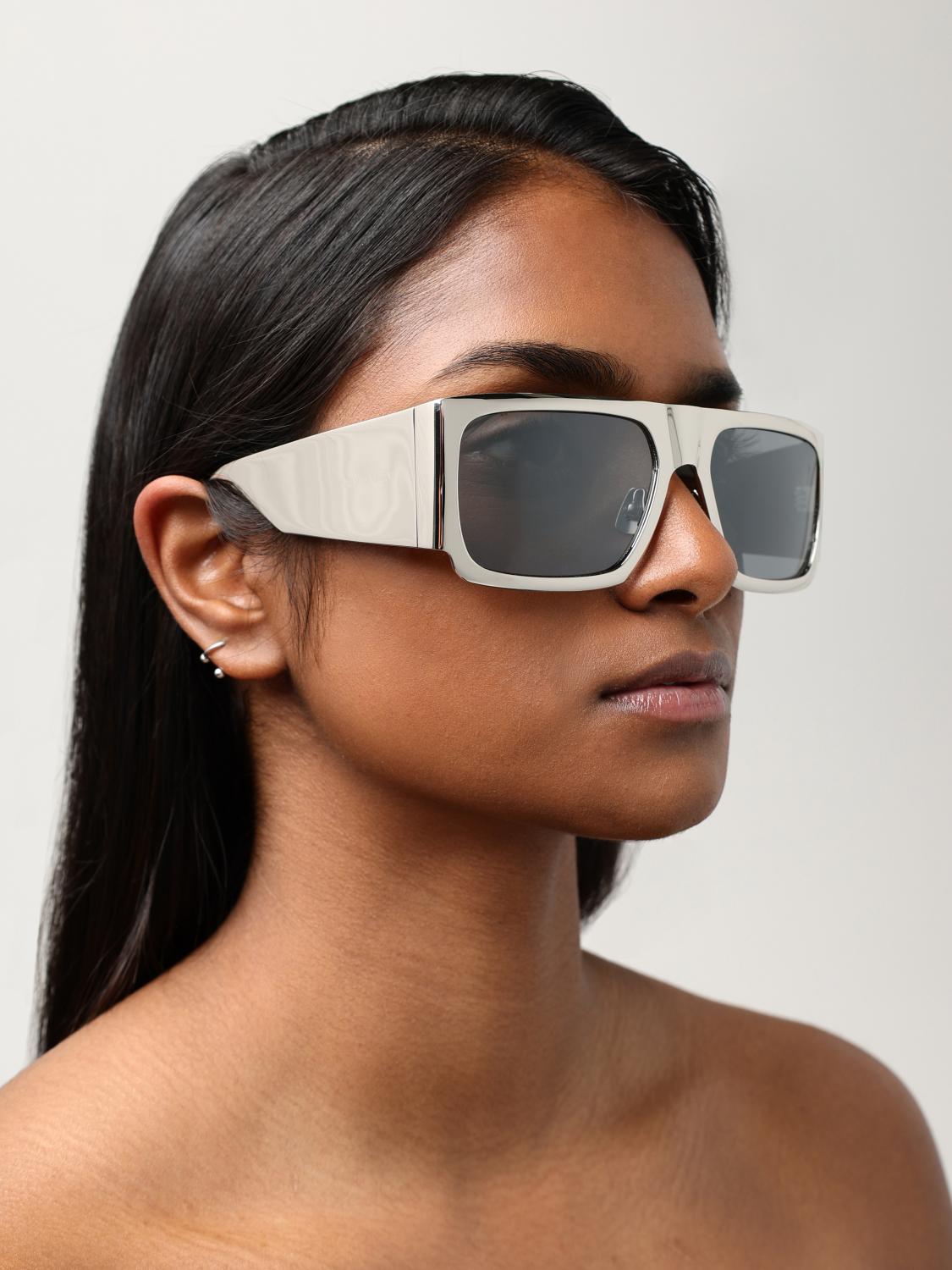 Saint Laurent metal sunglasses - Silver | 758463Y9902 | GIGLIO.COM