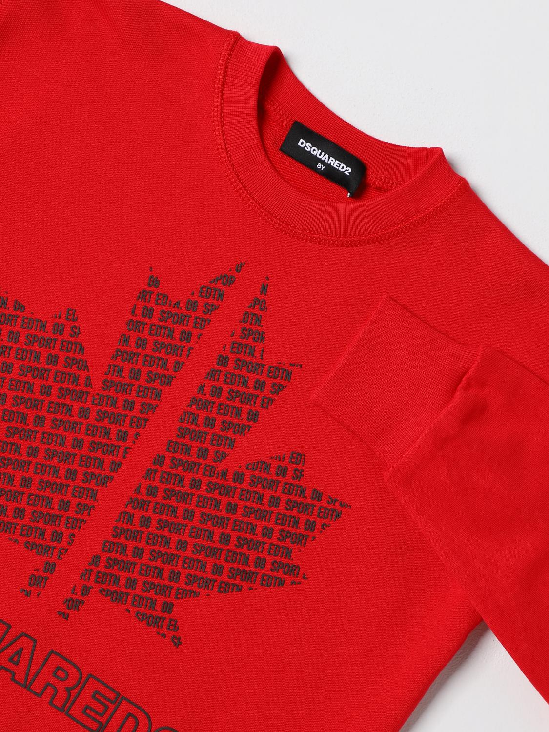 DSQUARED2 PULL: Pull enfant Dsquared2 Junior, Rouge - Img 3