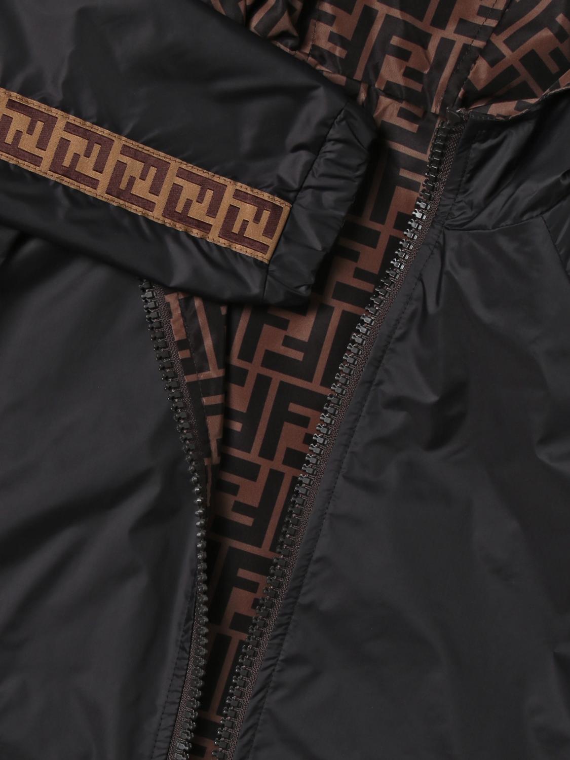 Fendi Jacket kids Kids - Black | JUA092AEYC | GIGLIO.COM