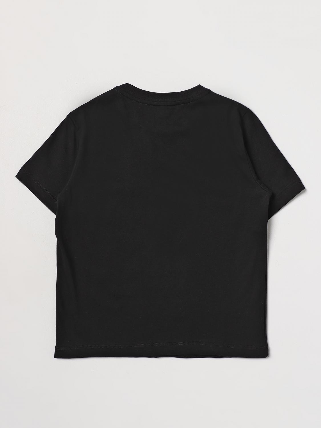 FENDI T-SHIRT: Fendi kids t-shirt in cotton, Black - Img 2