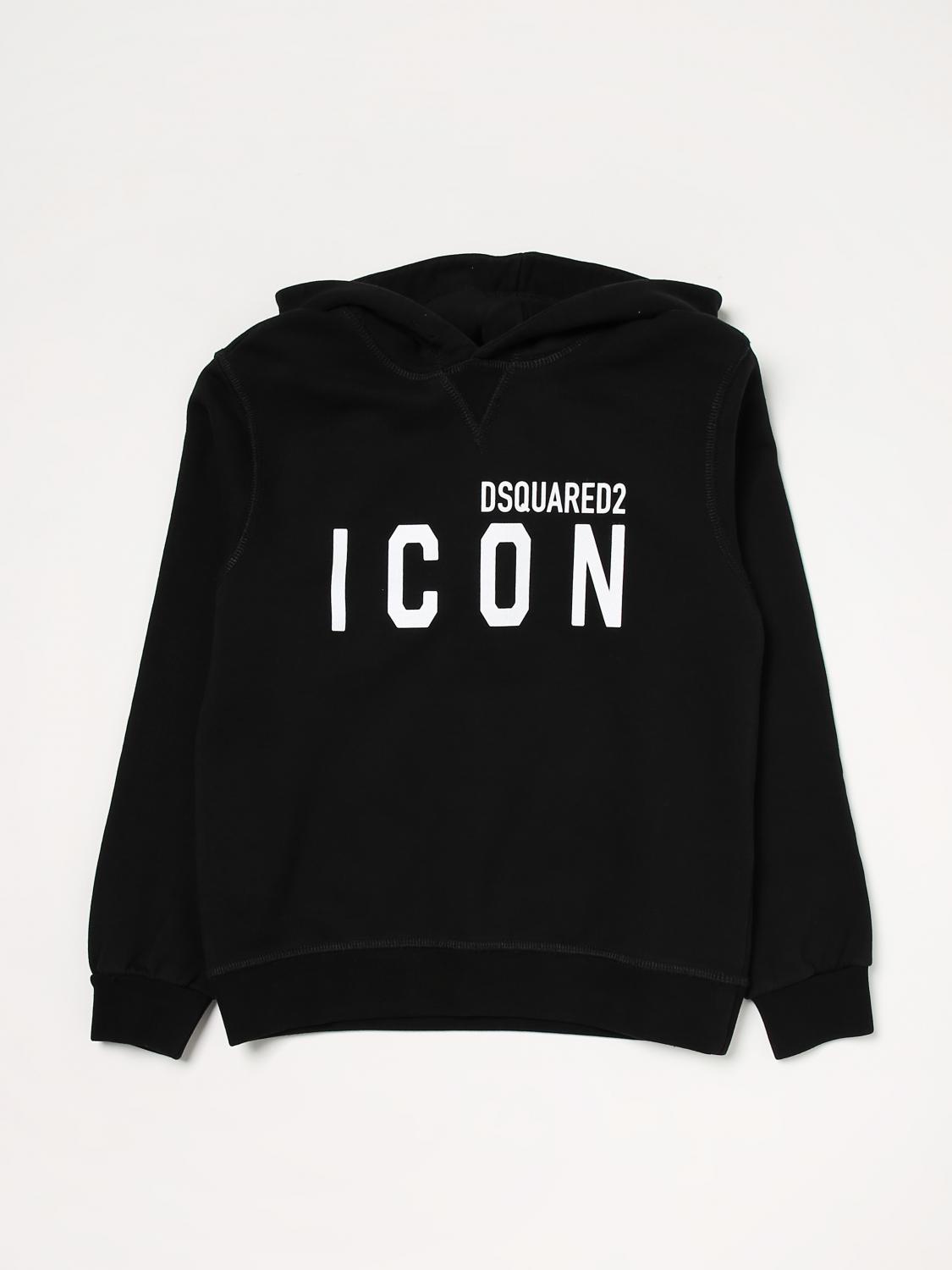 DSQUARED2 JERSEY: Jersey niños Dsquared2 Junior, Negro - Img 1