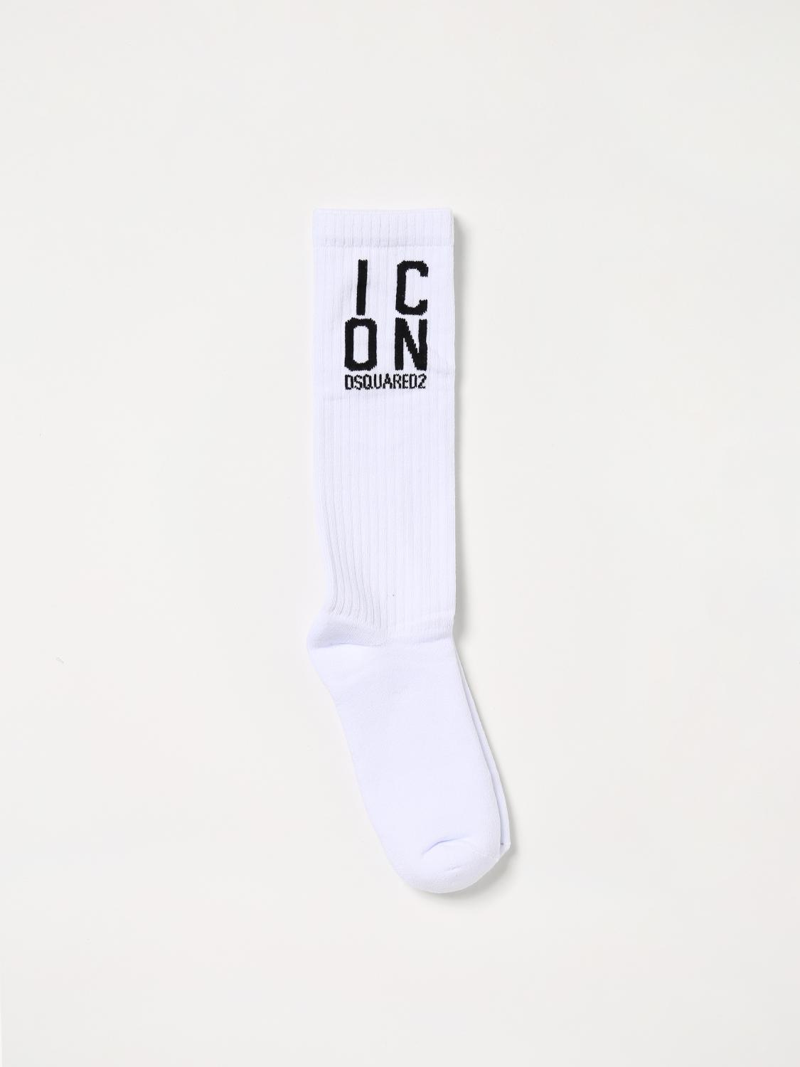 DSQUARED2 SOCKS: Socks kids Dsquared2 Junior, White - Img 1