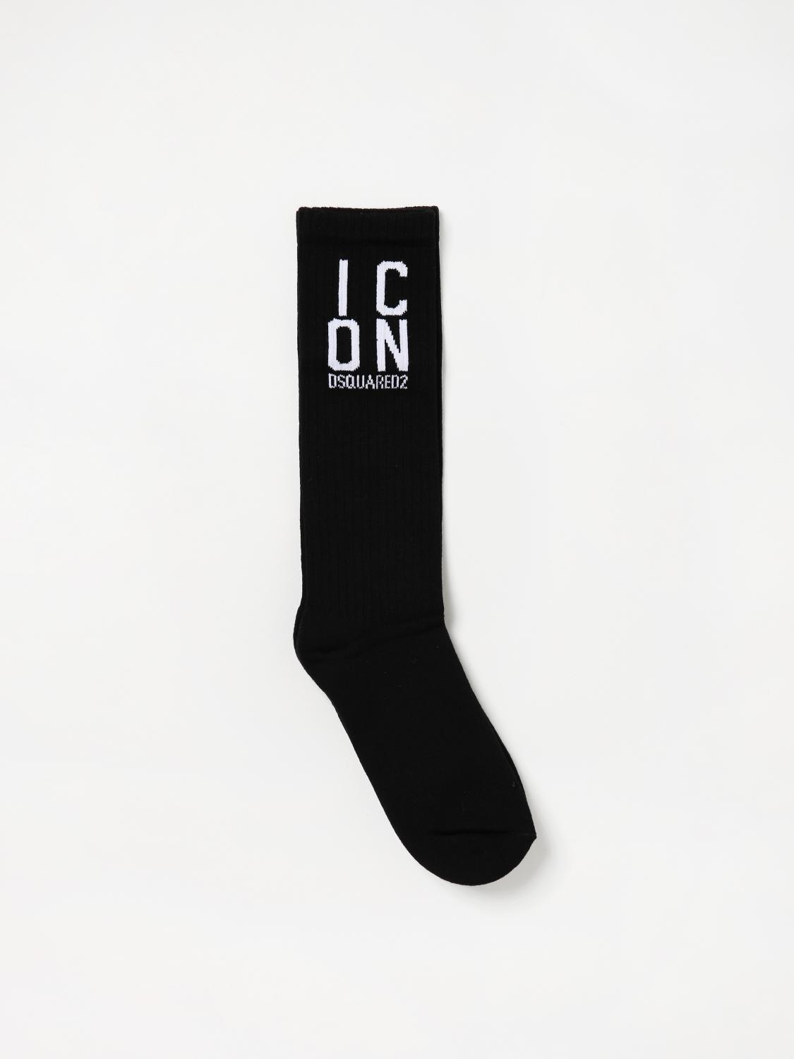 DSQUARED2 SOCKEN: Socken kinder Dsquared2 Junior, Schwarz - Img 1