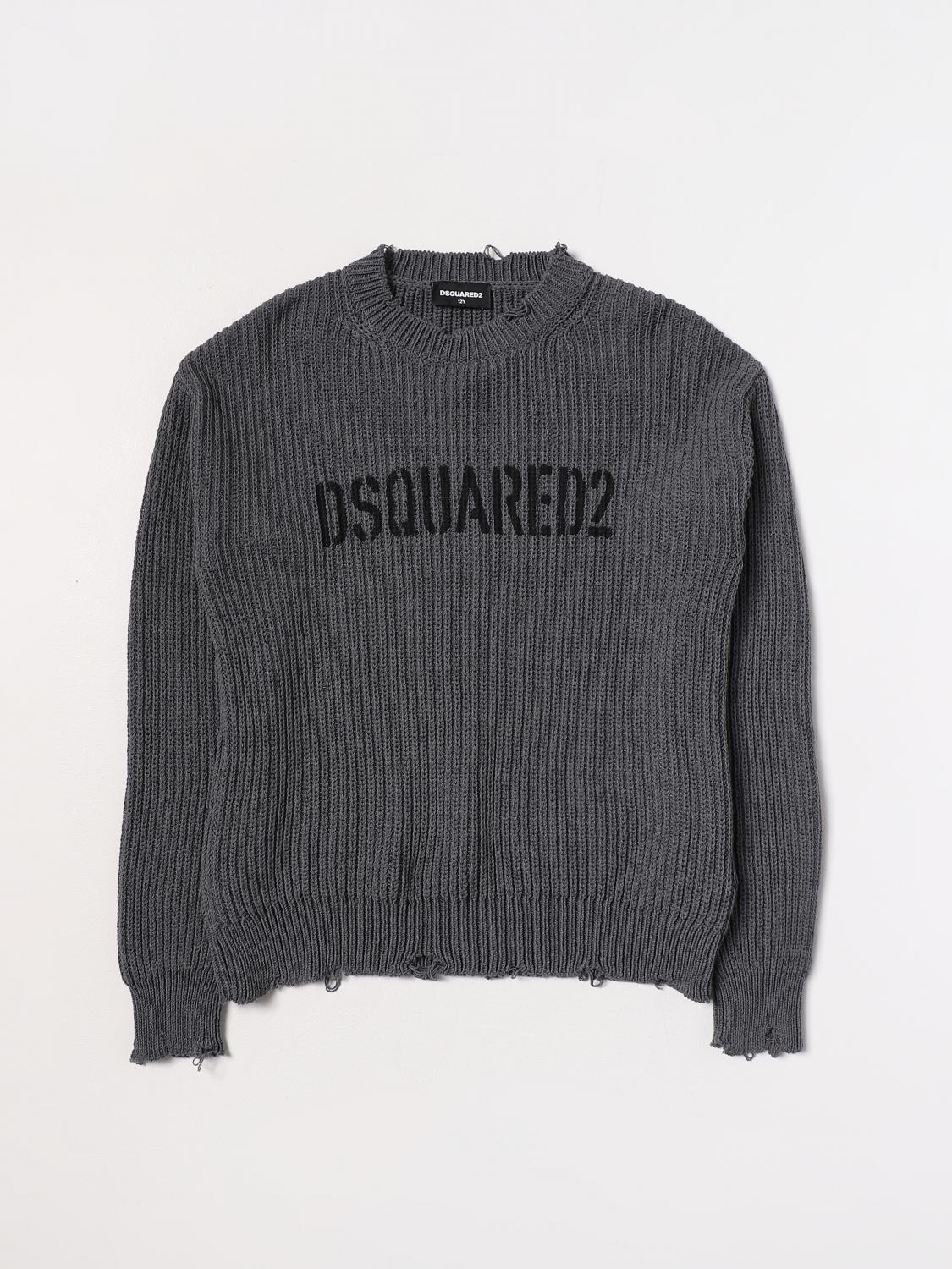 DSQUARED2 PULLOVER: Pullover kinder Dsquared2 Junior, Grau - Img 1
