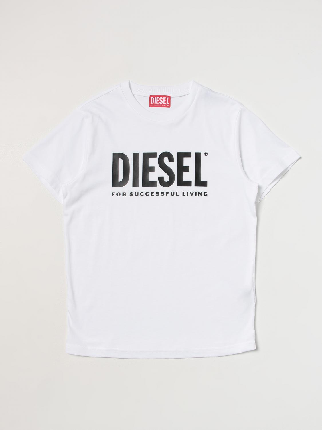 DIESEL CAMISETA: Camiseta niños Diesel, Blanco - Img 1