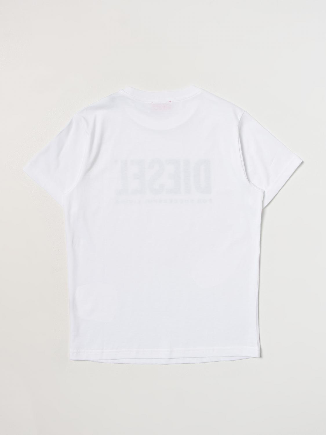DIESEL CAMISETA: Camiseta niños Diesel, Blanco - Img 2