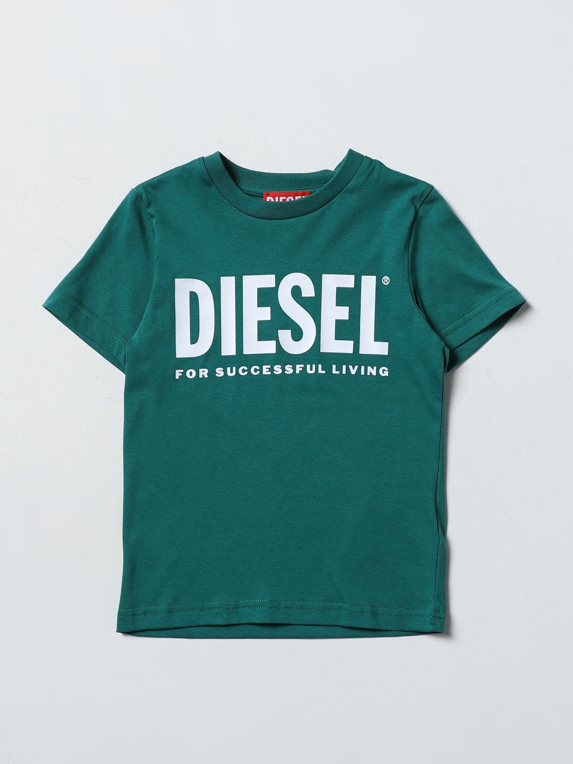 DIESEL T-SHIRT: T-shirt kinder Diesel, Grün - Img 1