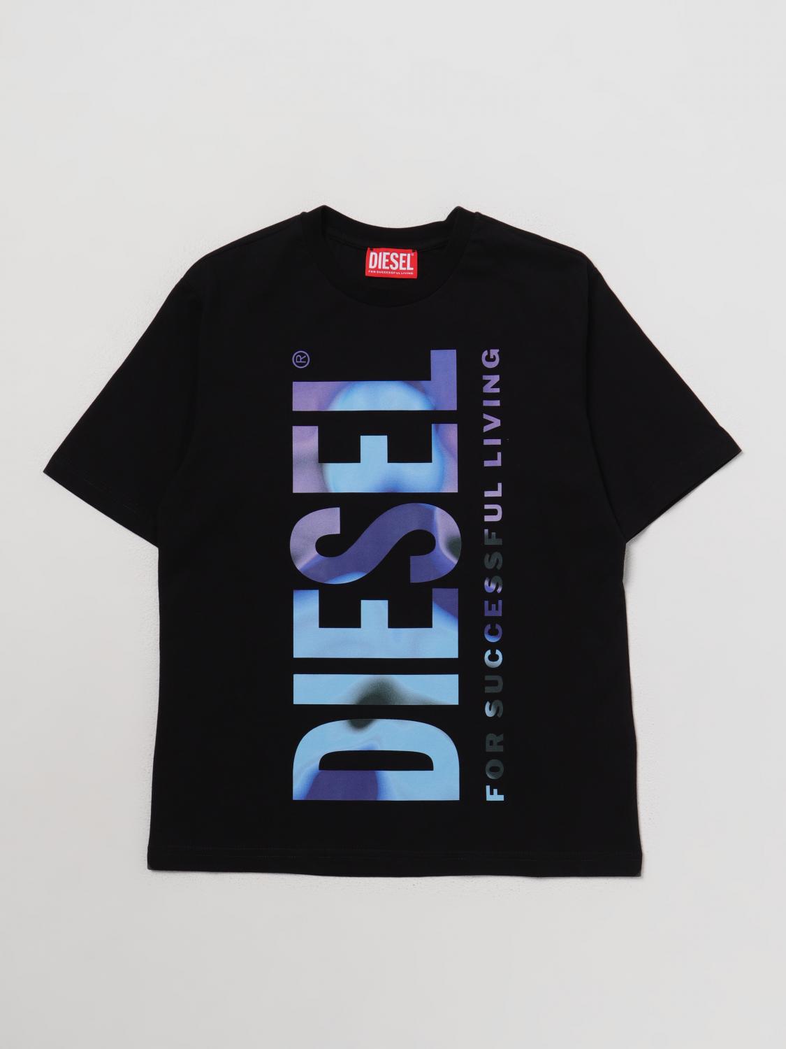 DIESEL CAMISETA: Camiseta niños Diesel, Negro - Img 1