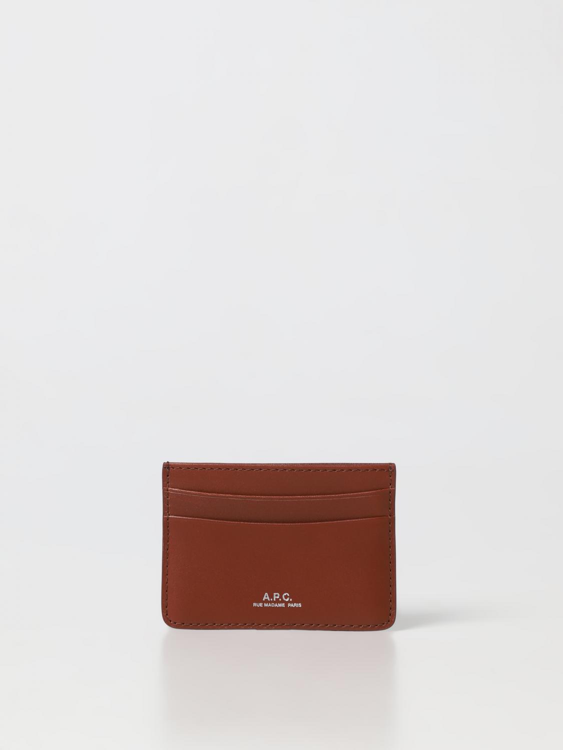 A.P.C. PORTEMONNAIE: Tasche herren A.P.C., Braun - Img 1