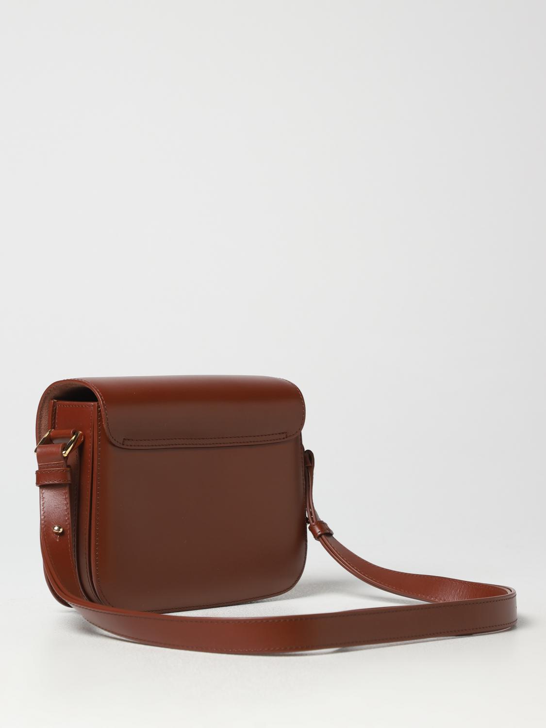 A.P.C. MINITASCHE: Schultertasche damen A.P.C., Braun - Img 2