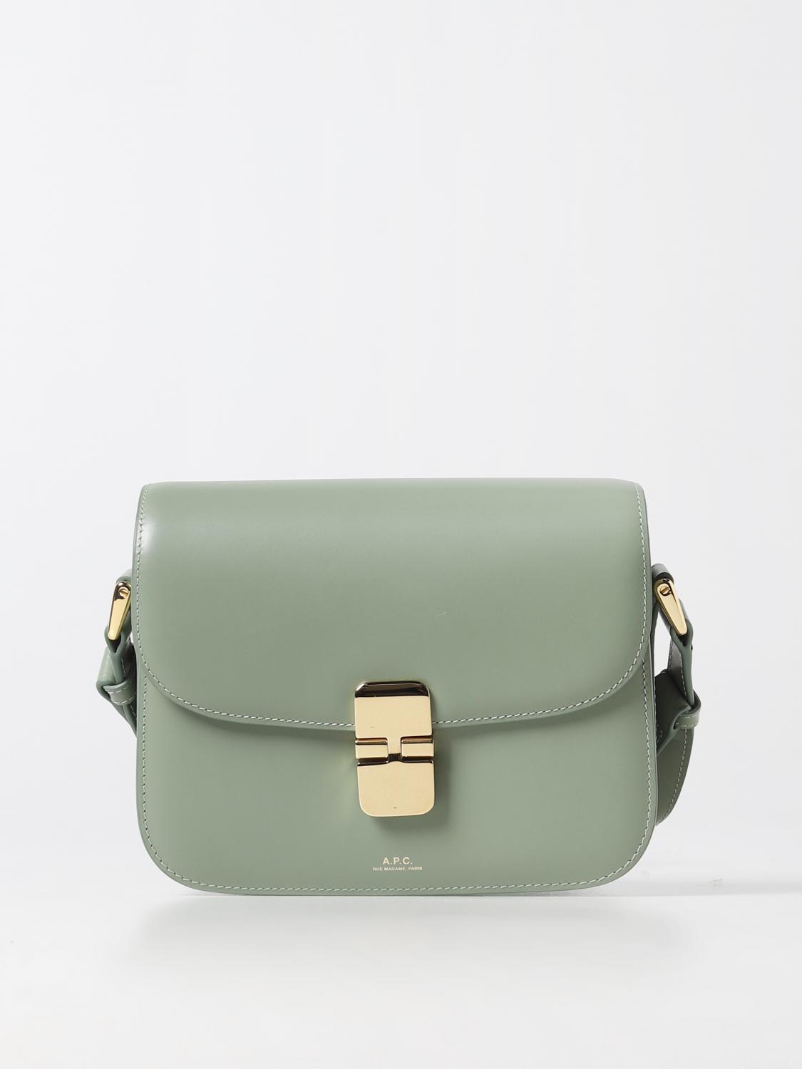A.P.C. MINITASCHE: Schultertasche damen A.P.C., Sage Grün - Img 1