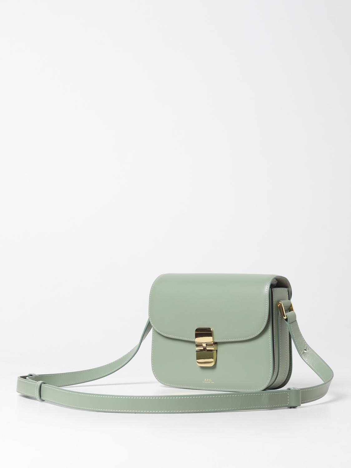 A.P.C. MINITASCHE: Schultertasche damen A.P.C., Sage Grün - Img 3