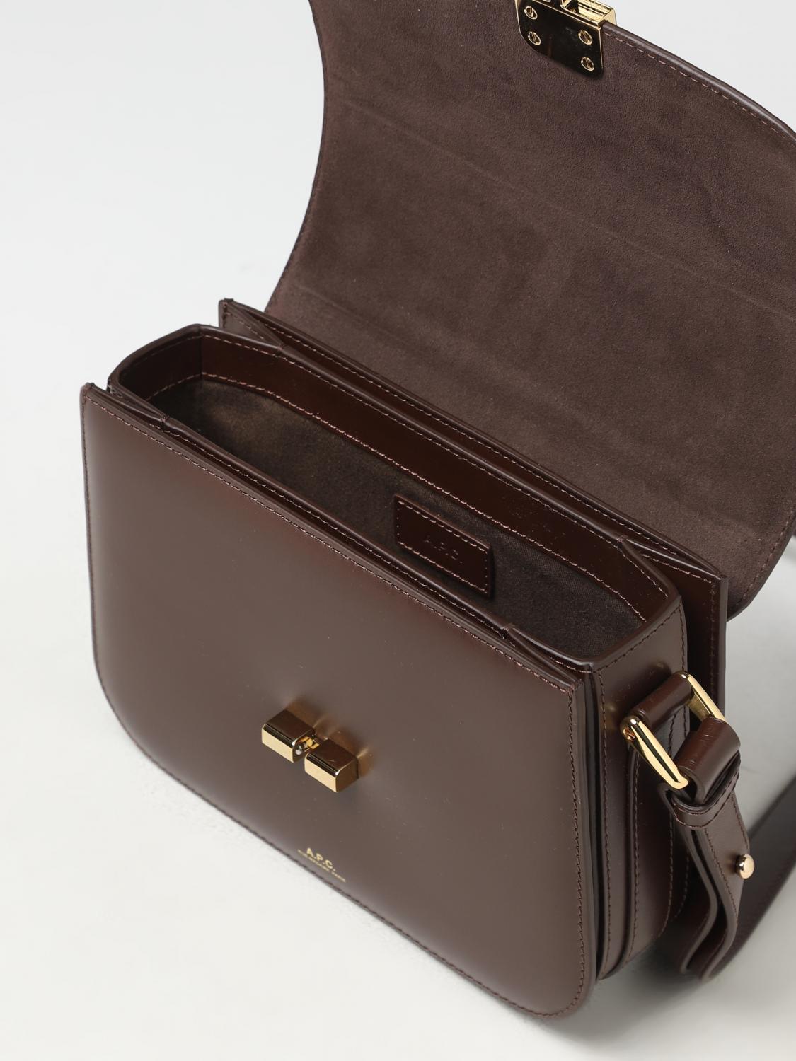 A.P.C. MINITASCHE: Schultertasche damen A.P.C., Burnt - Img 3