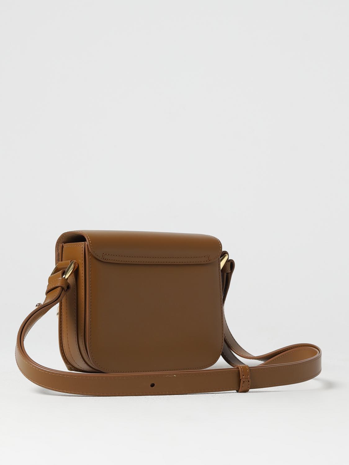 A.P.C. BORSA MINI: Borsa Grace A.P.C. in pelle, Miele - Img 2