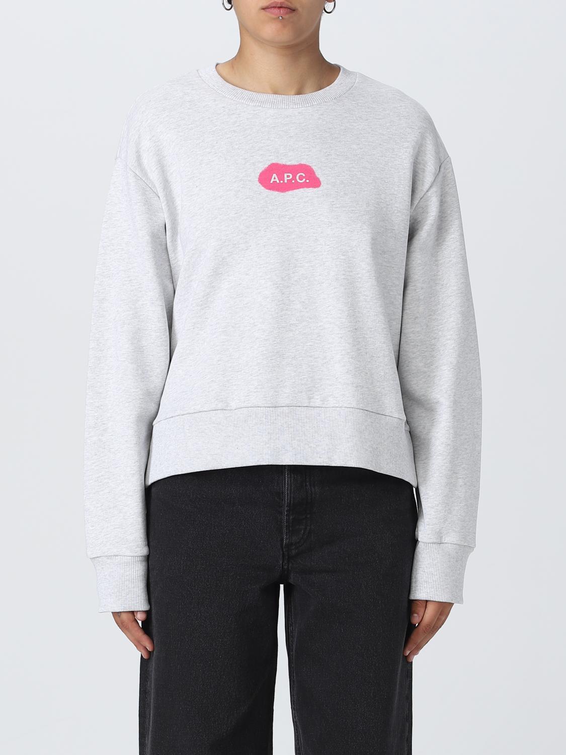 A.P.C. SUDADERA: Camiseta mujer A.P.C., Gris - Img 1