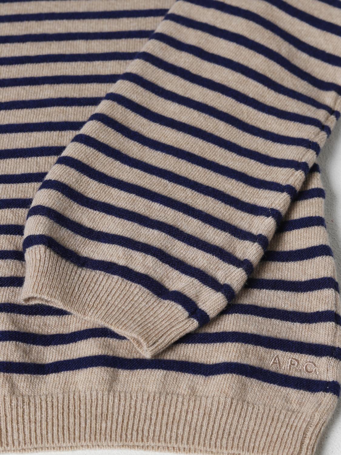 A.P.C. PULL: Pull femme A.P.C., Beige - Img 5