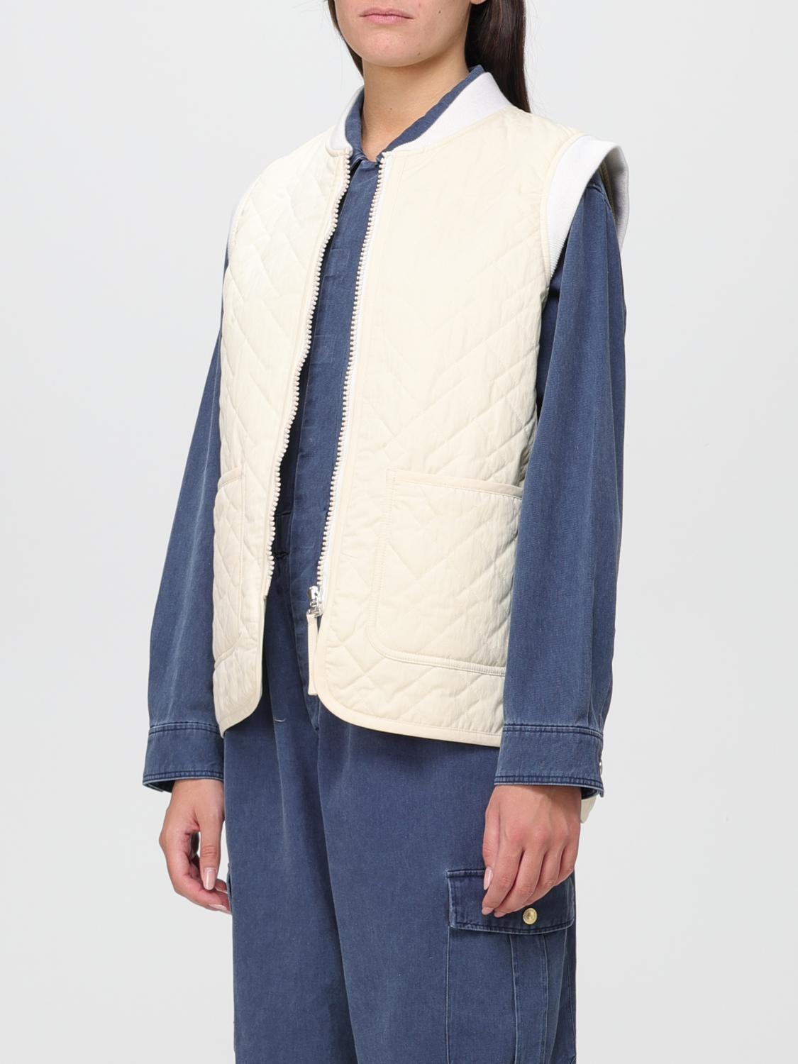 A.P.C. GILET: Gilet A.P.C. in misto cotone, Panna - Img 4