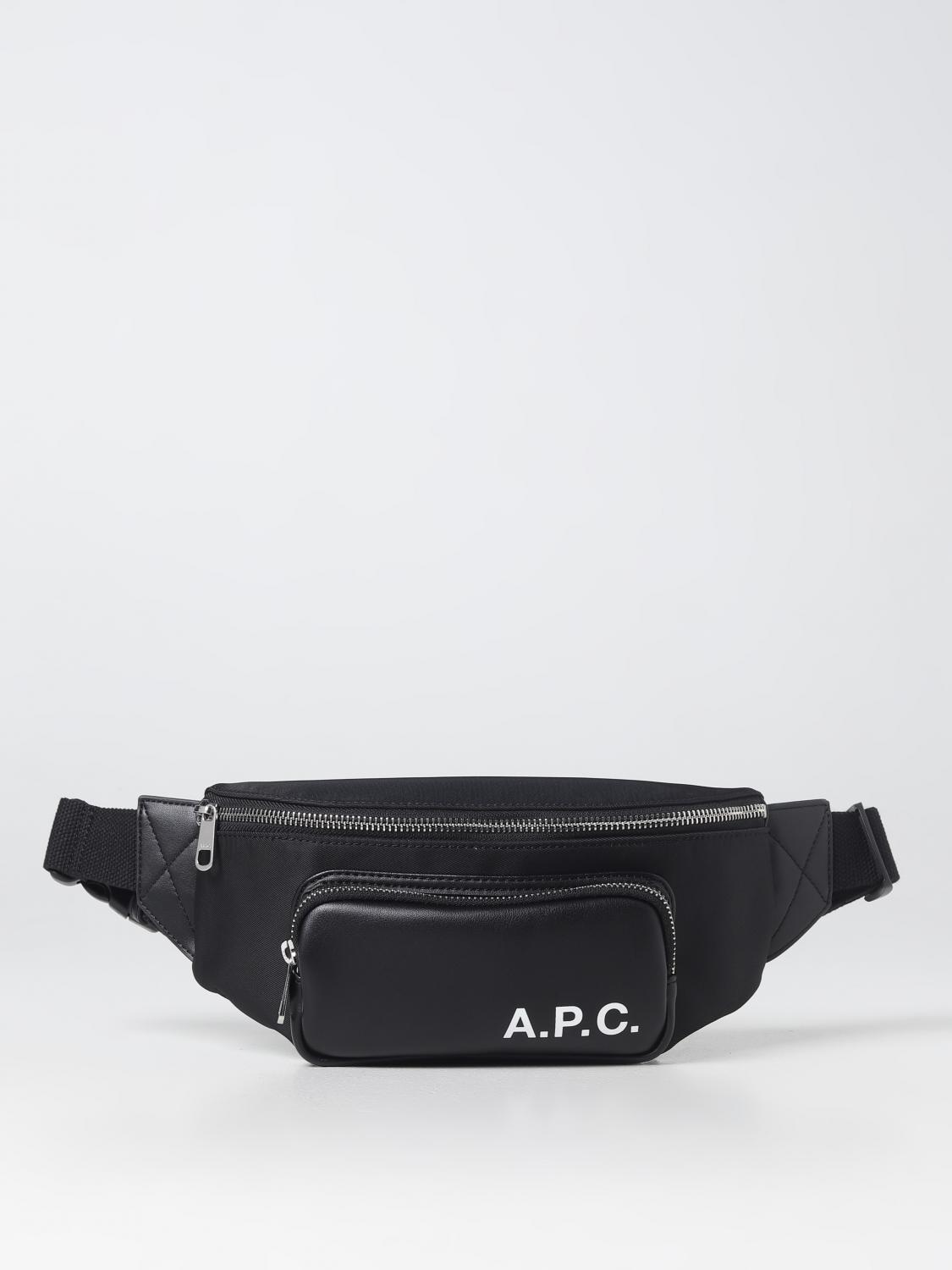A.P.C. MARSUPIO: Maruspio A.P.C. in nylon e pelle sintetica, Nero - Img 1