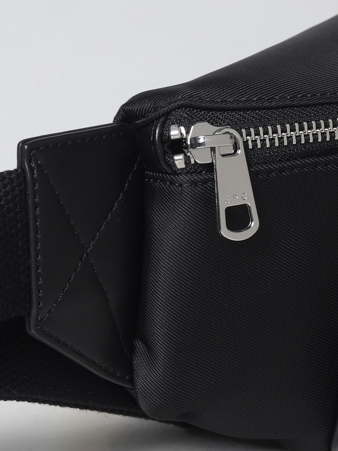 A.P.C. MARSUPIO: Maruspio A.P.C. in nylon e pelle sintetica, Nero - Img 3