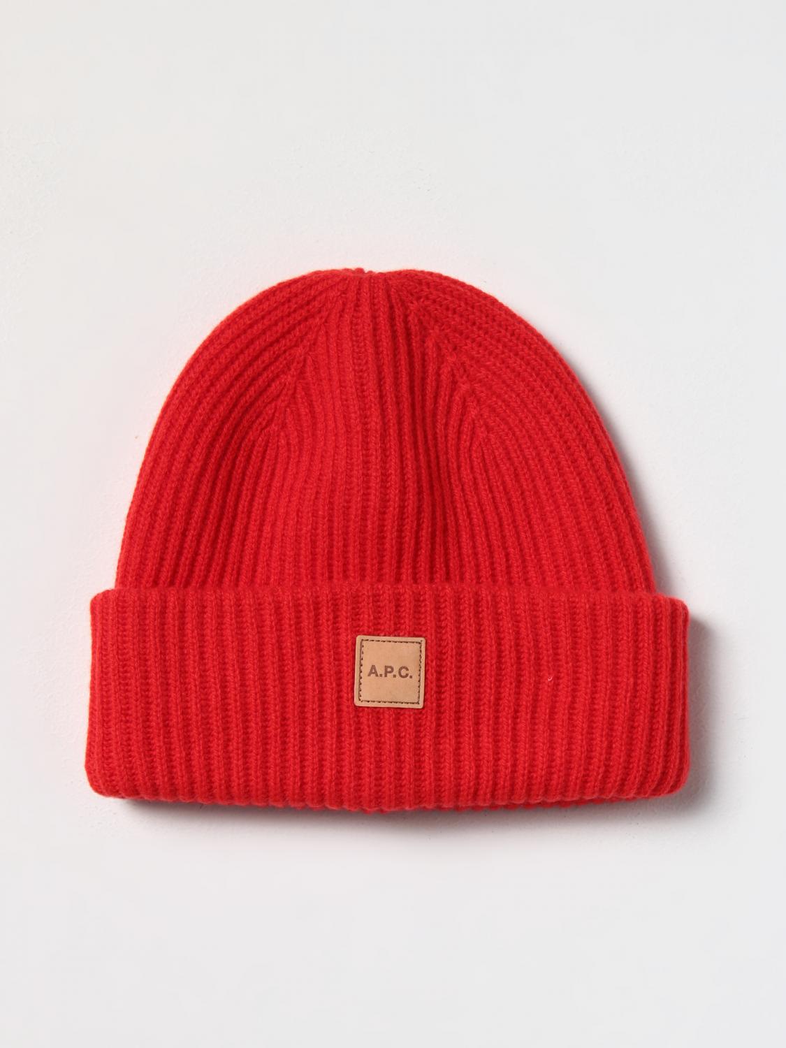 A.P.C. CAPPELLO: Cappello Michelle A.P.C. in lana e cashmere, Rosso - Img 1