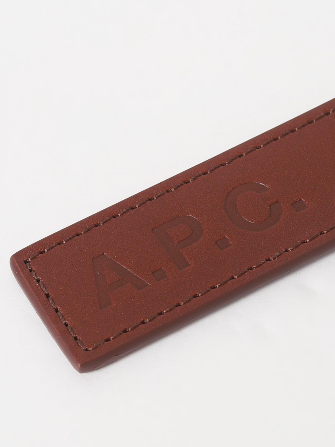 A.P.C. KEYRING: Keyring men A.P.C., Brown - Img 2