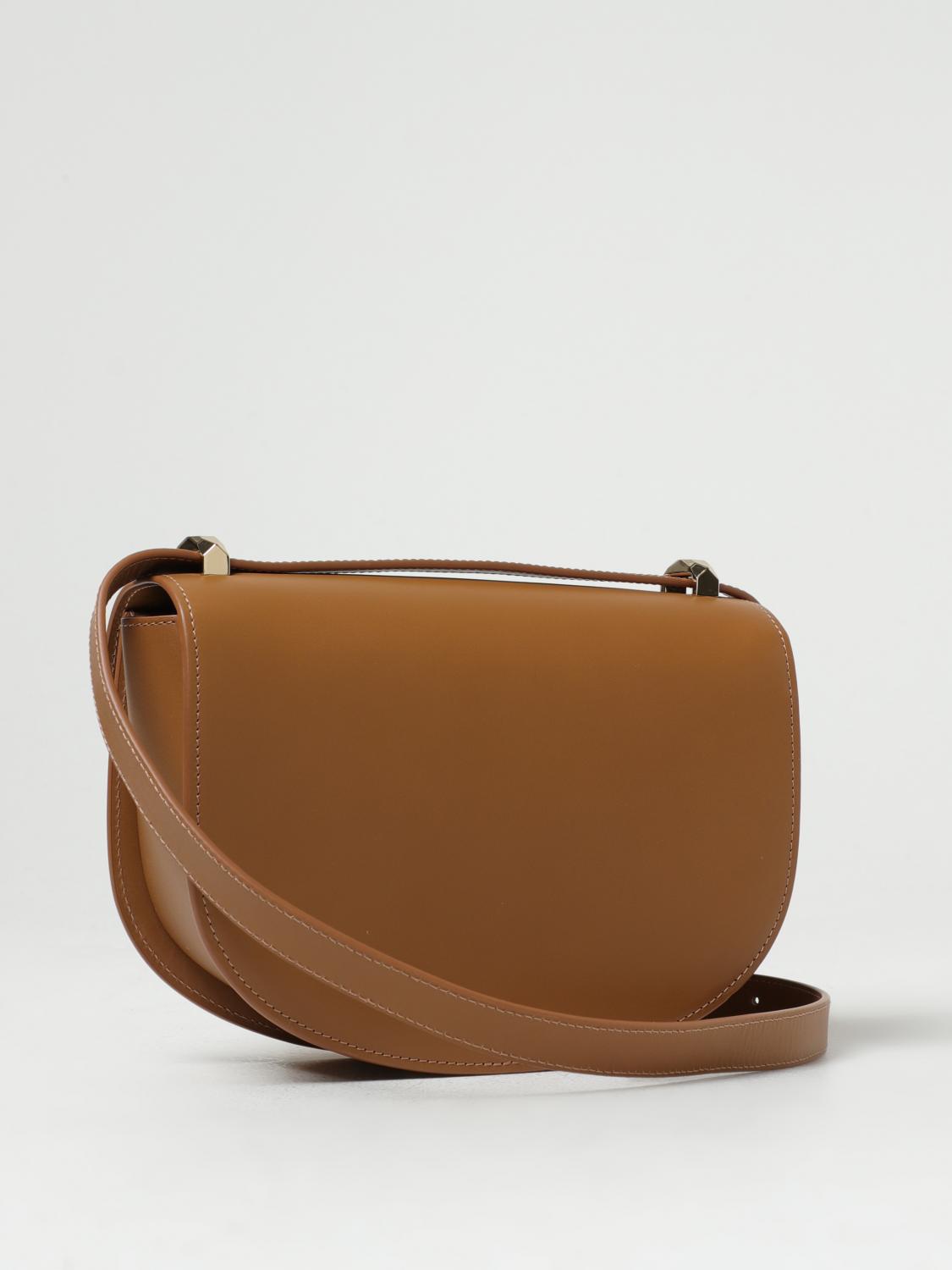 A.P.C. BORSA A SPALLA: Borsa Geneve A.P.C. in pelle, Bruciato - Img 2