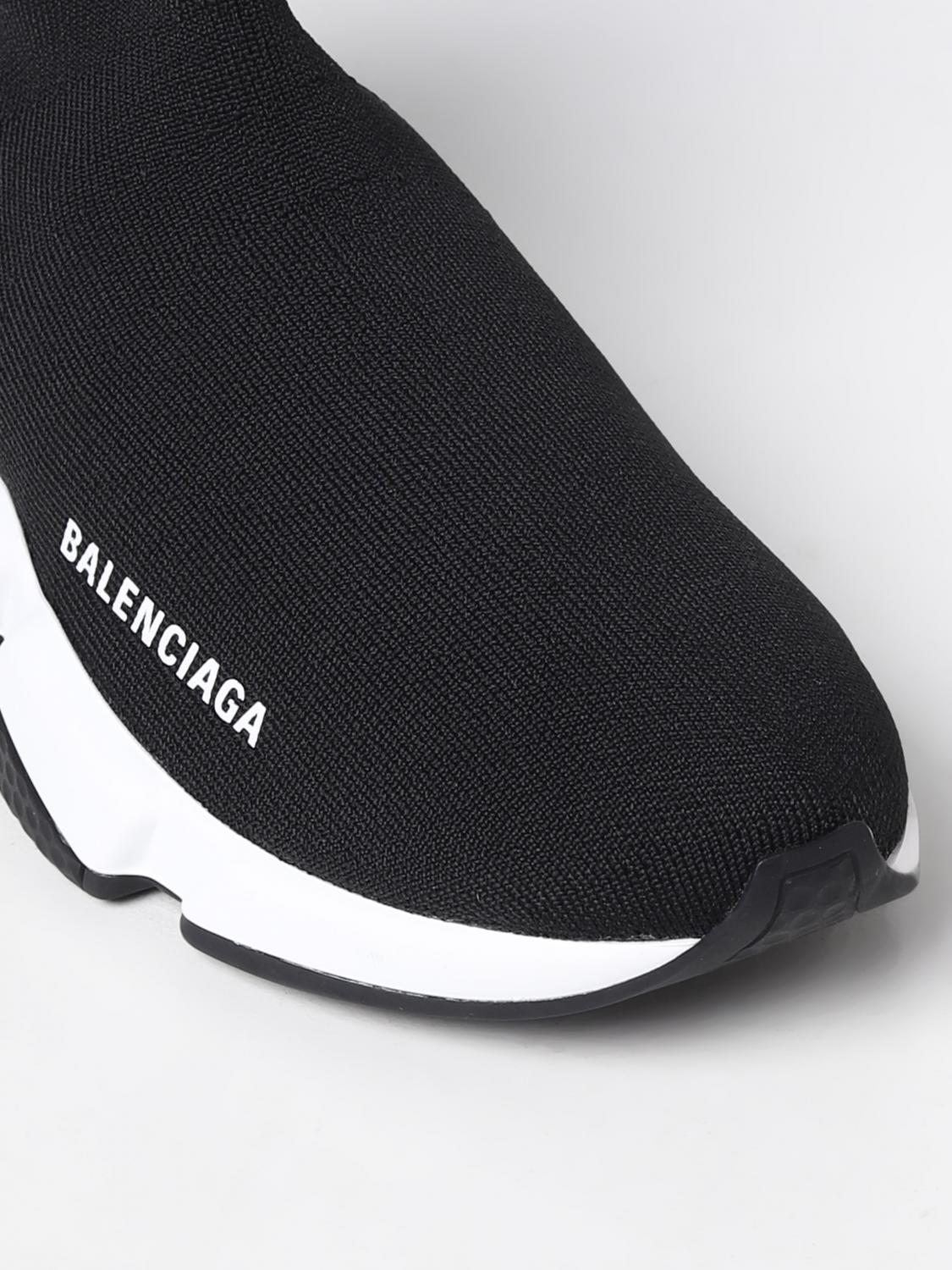 Balenciaga Speed sneakers in recycled stretch knit - Black