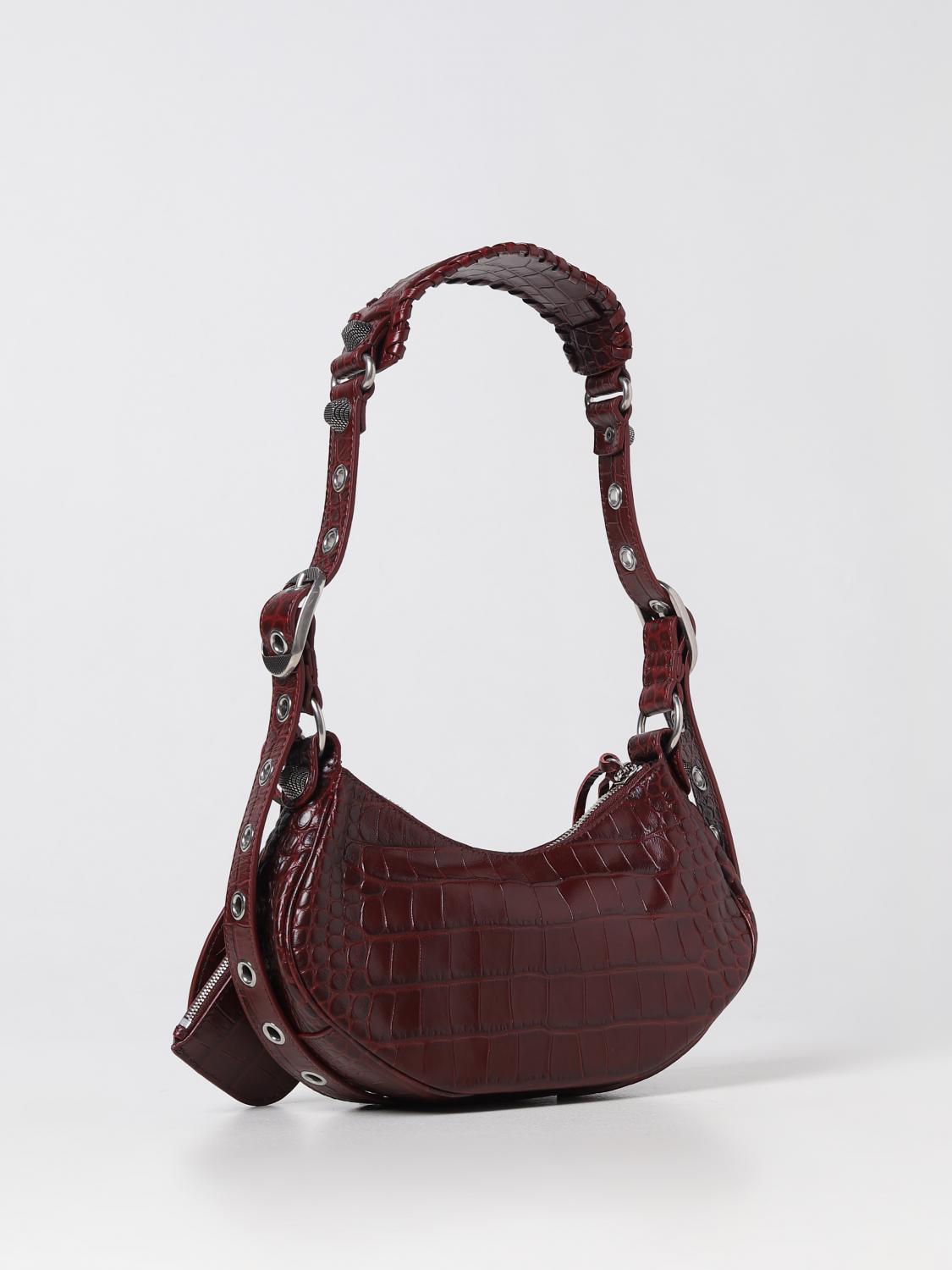 Balenciaga Le Cagole bag in crocodile print leather  display picture 1