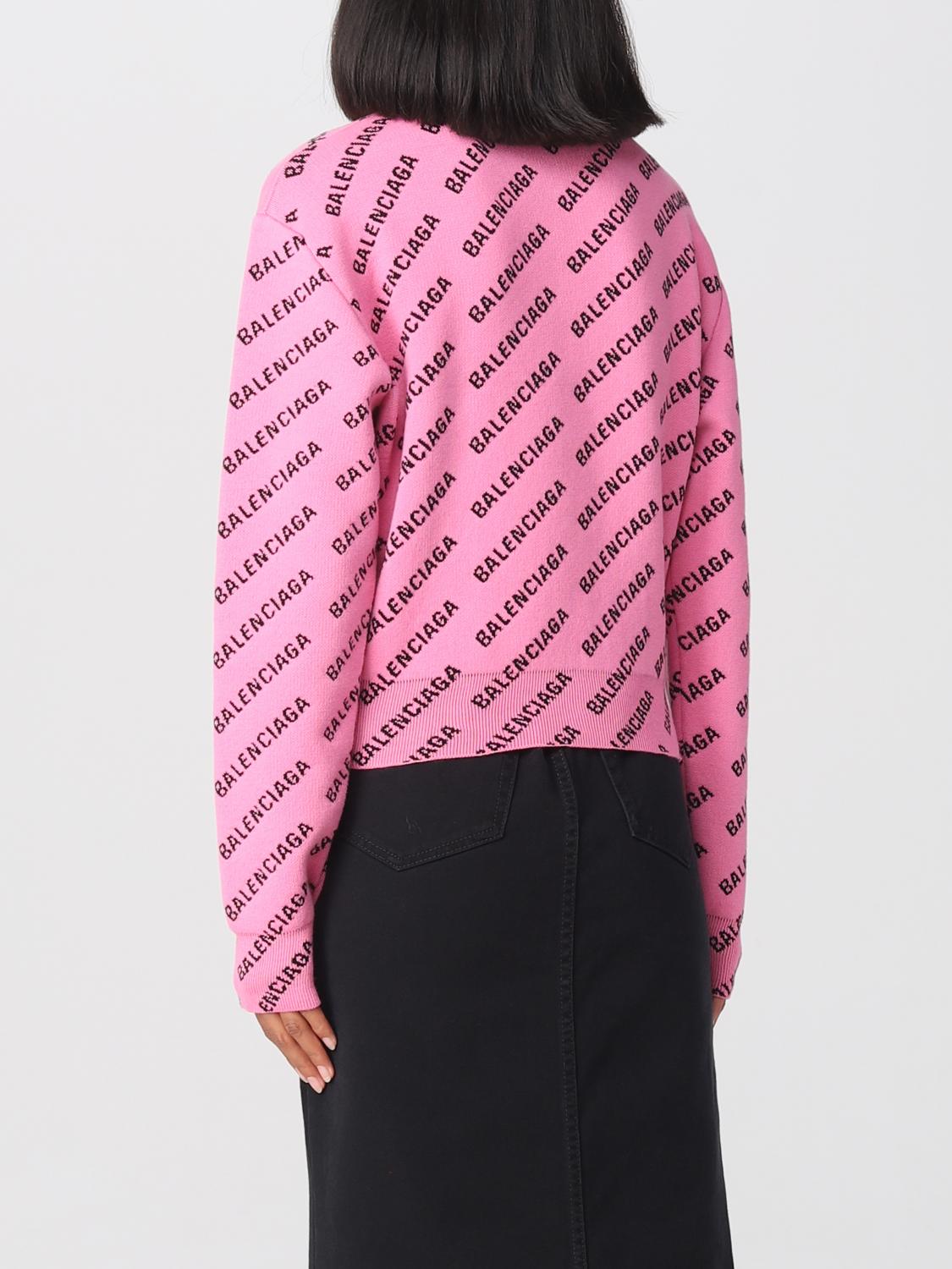 BALENCIAGA PULLOVER: Pullover damen Balenciaga, Pink - Img 3