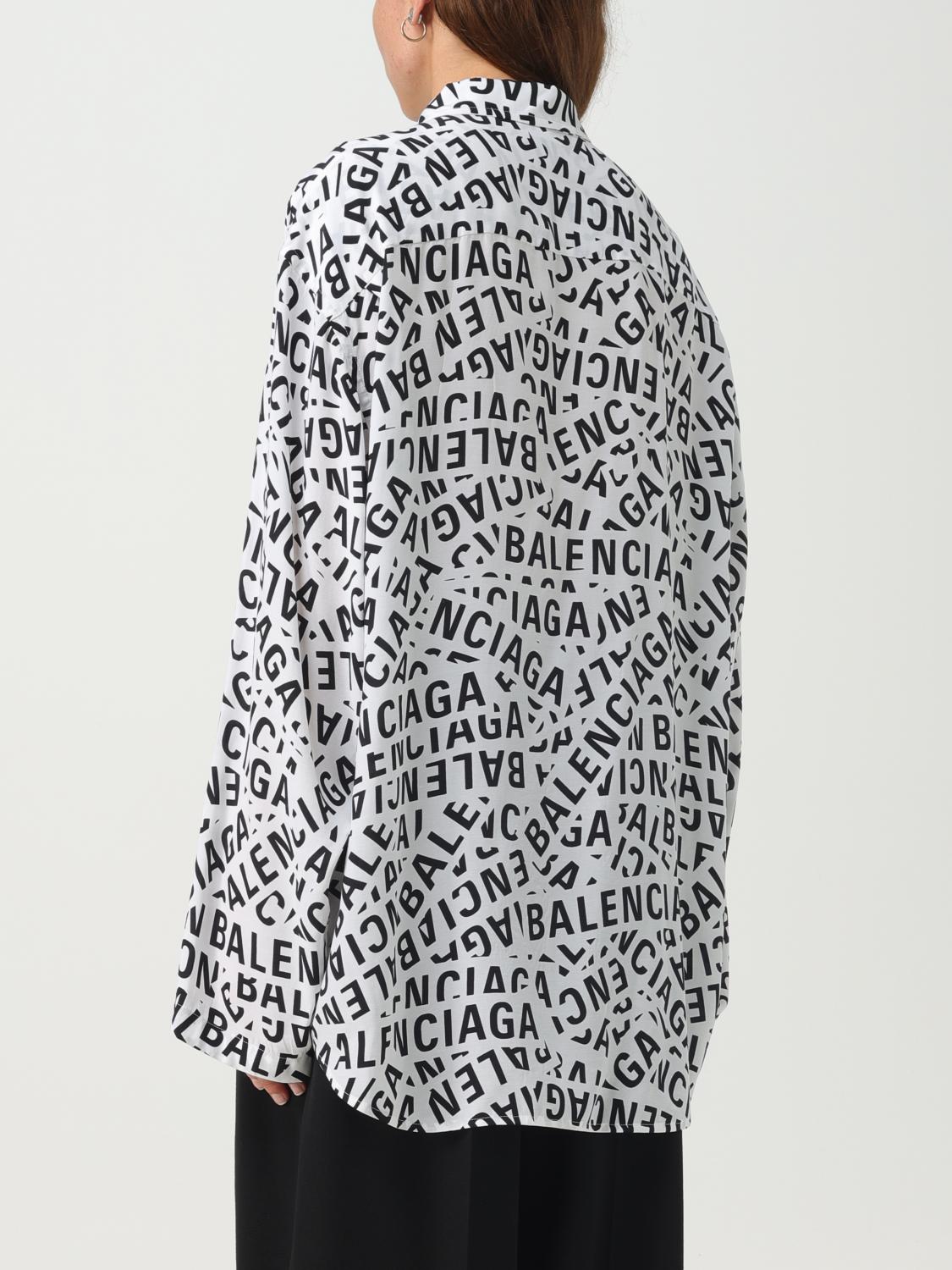 BALENCIAGA CAMISA: Camisa mujer Balenciaga, Blanco - Img 3
