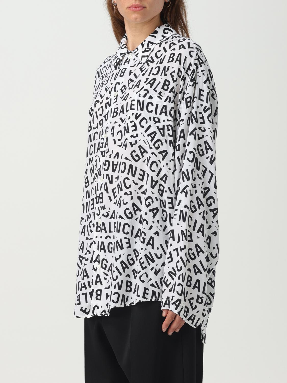 BALENCIAGA CAMISA: Camisa mujer Balenciaga, Blanco - Img 4