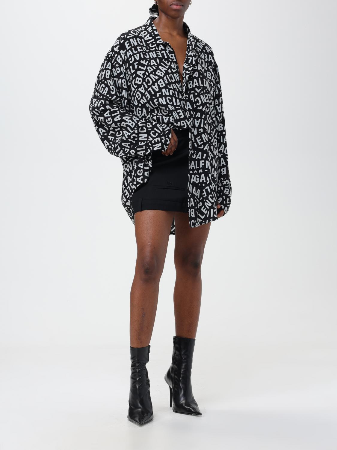 BALENCIAGA CAMISA: Camisa mujer Balenciaga, Negro - Img 2