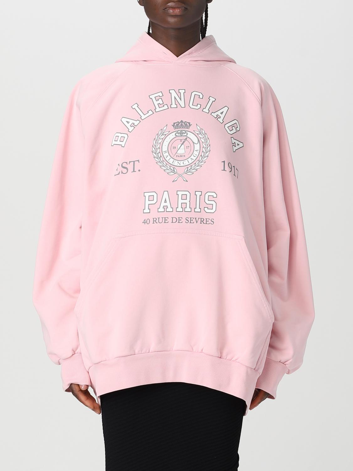 BALENCIAGA Sweat shirt femme Rose Sweat Shirt Balenciaga 697879TMV99 en ligne sur GIGLIO.COM