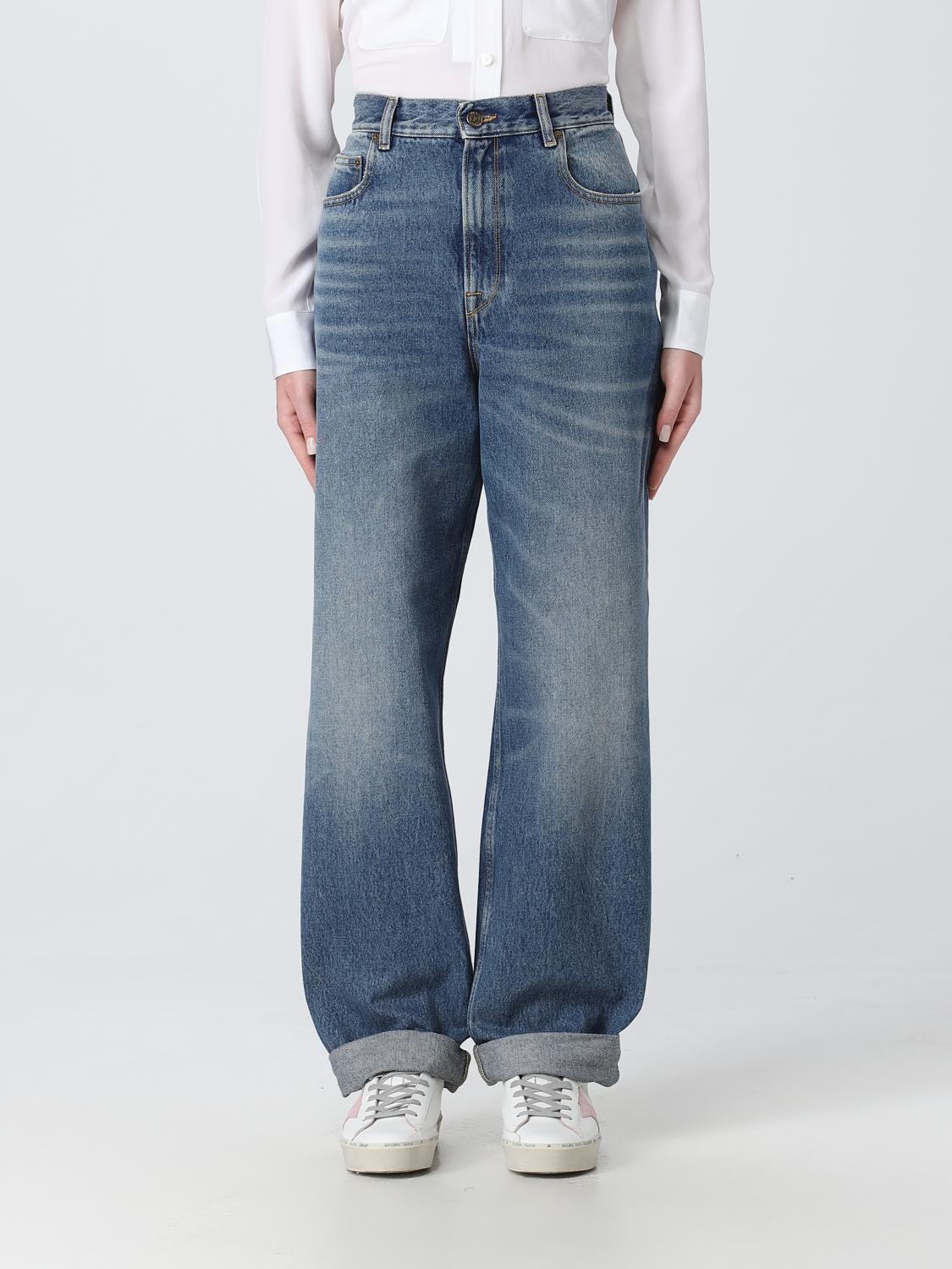 デニム・ジーパン GOLDEN GOOSE Women Denim Pants GWP00844P0006215010050100 Blu GOLDEN GOOSE: jeans in cotton blend - Denim | Golden Goose
