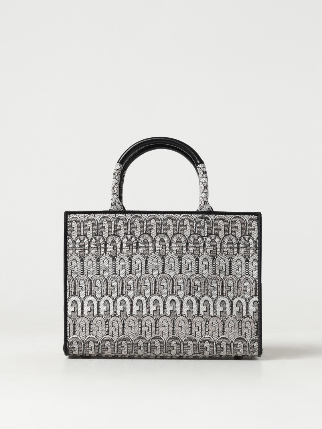 FURLA BORSA A MANO: Borsa Opportunity Furla in tessuto, Cipria - Img 1