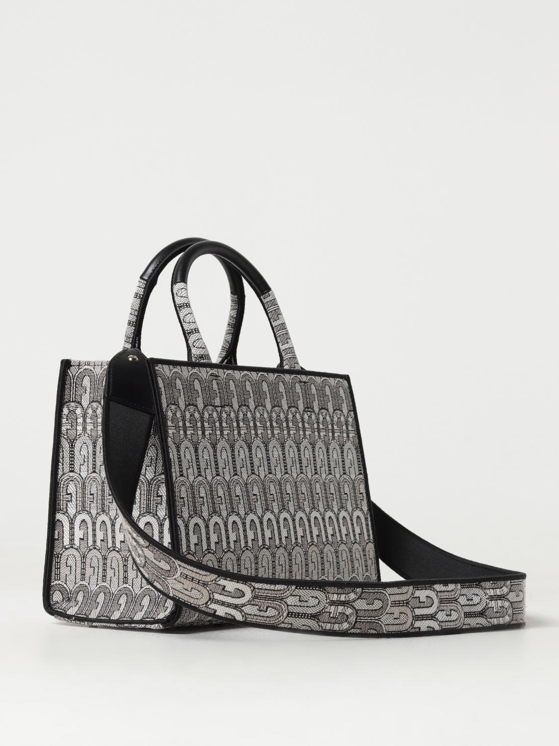 FURLA BORSA A MANO: Borsa Opportunity Furla in tessuto, Cipria - Img 2