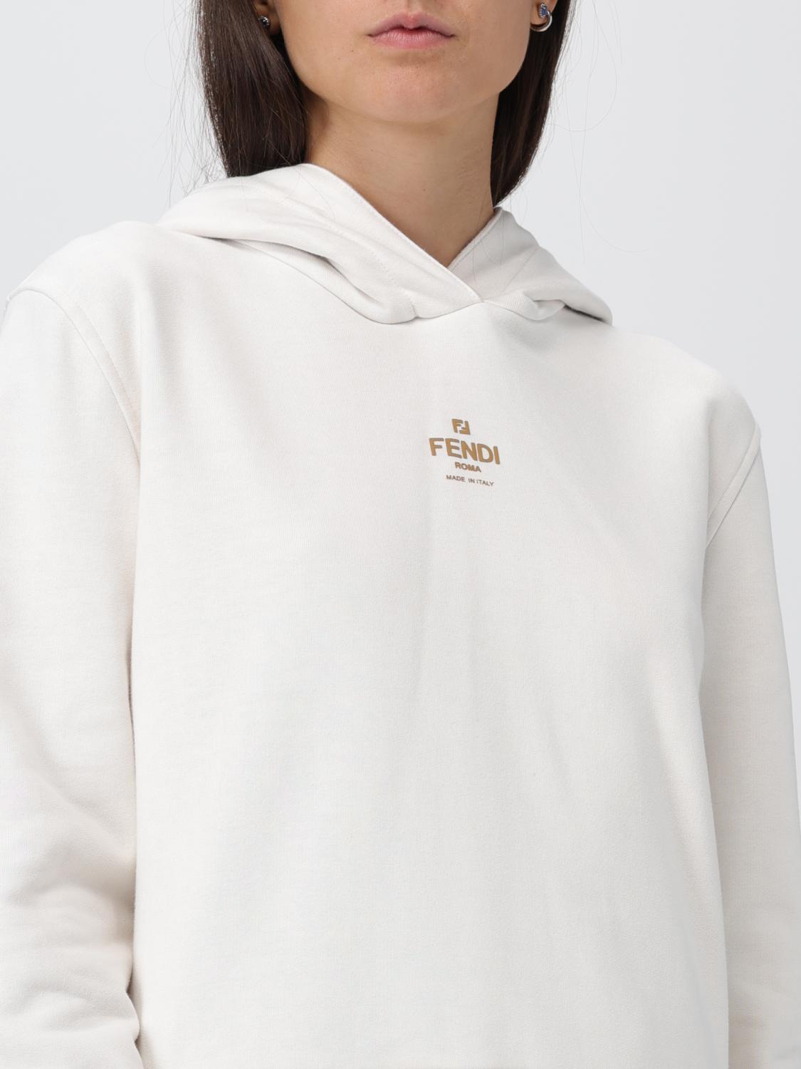 FENDI SUDADERA: Sudadera mujer Fendi, Nata - Img 5