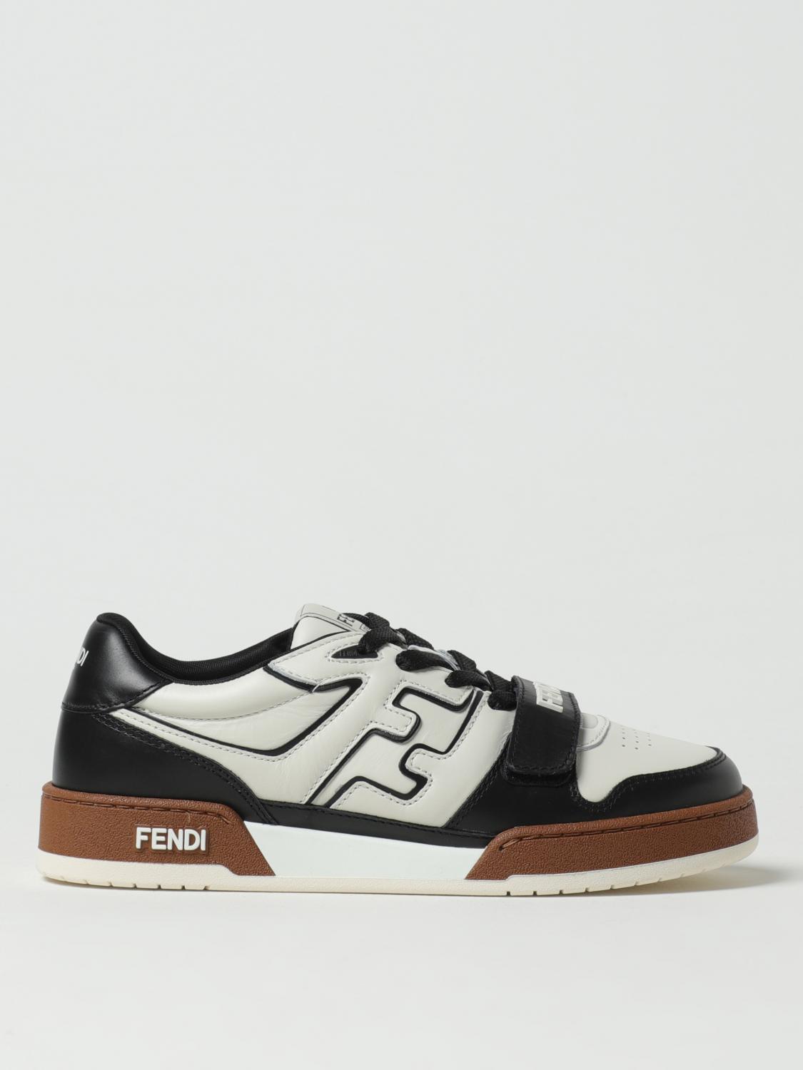 FENDI Baskets femme Noir Baskets Fendi 8E8453AOMN en ligne sur GIGLIO.COM