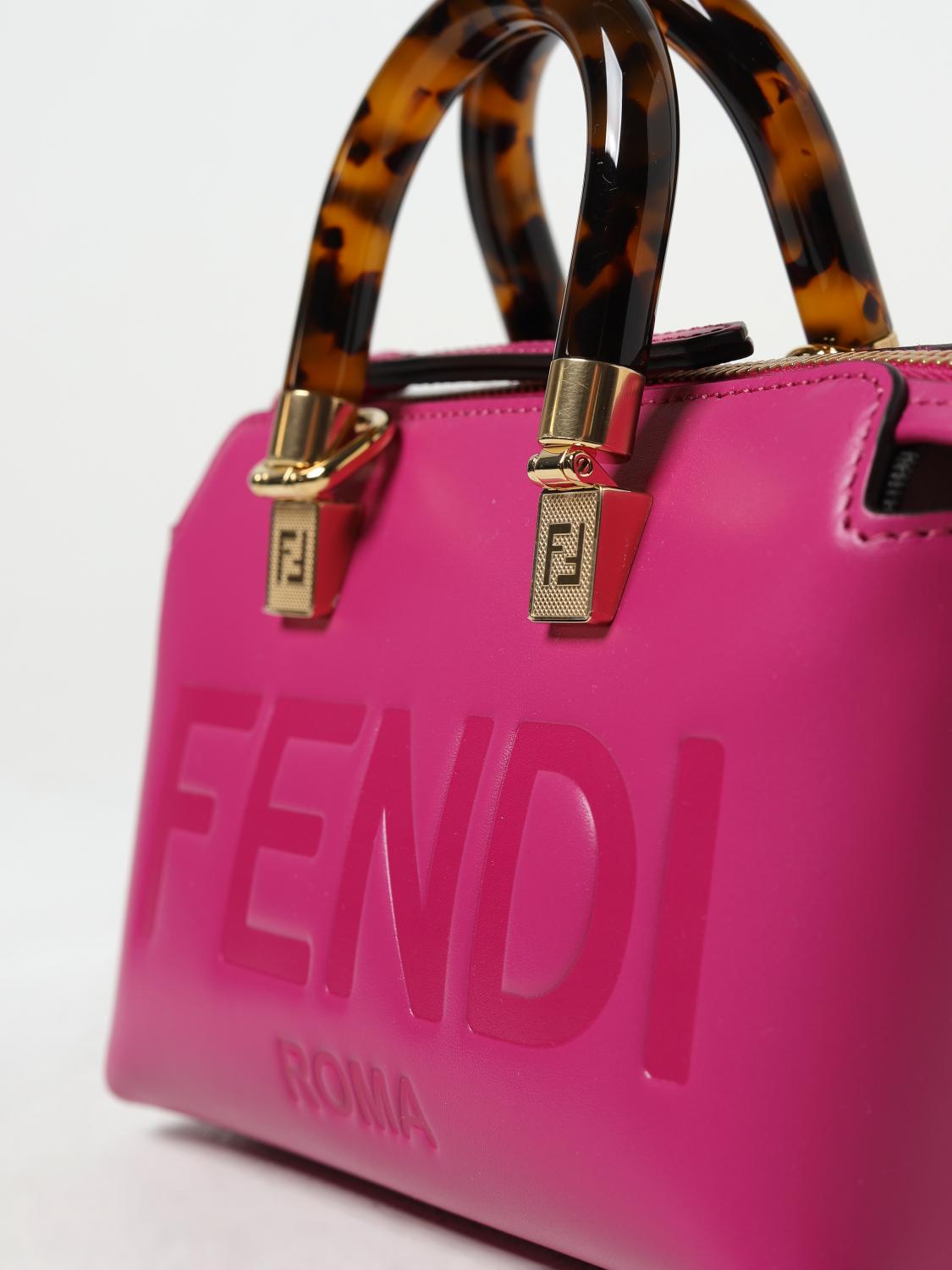 FENDI BORSA MINI: Borsa by The Way Fendi in pelle, Fuxia - Img 3