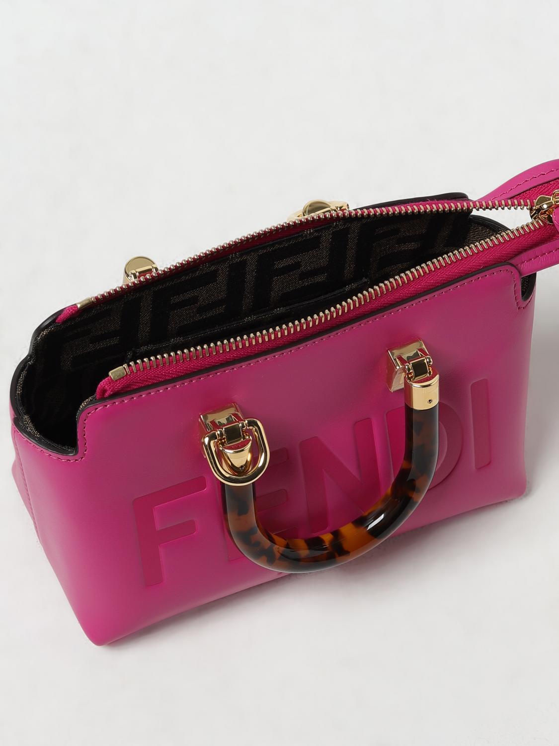 FENDI BORSA MINI: Borsa by The Way Fendi in pelle, Fuxia - Img 4