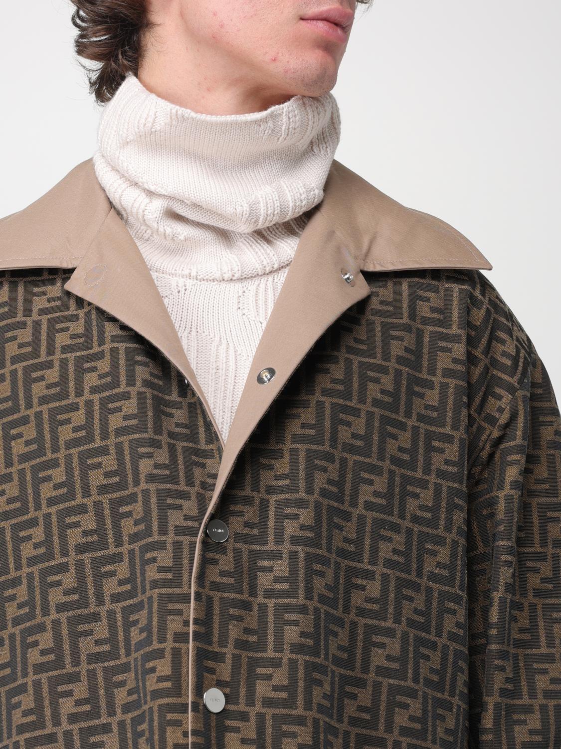 Fendi Coat men - Tobacco | FF0741APNG | GIGLIO.COM