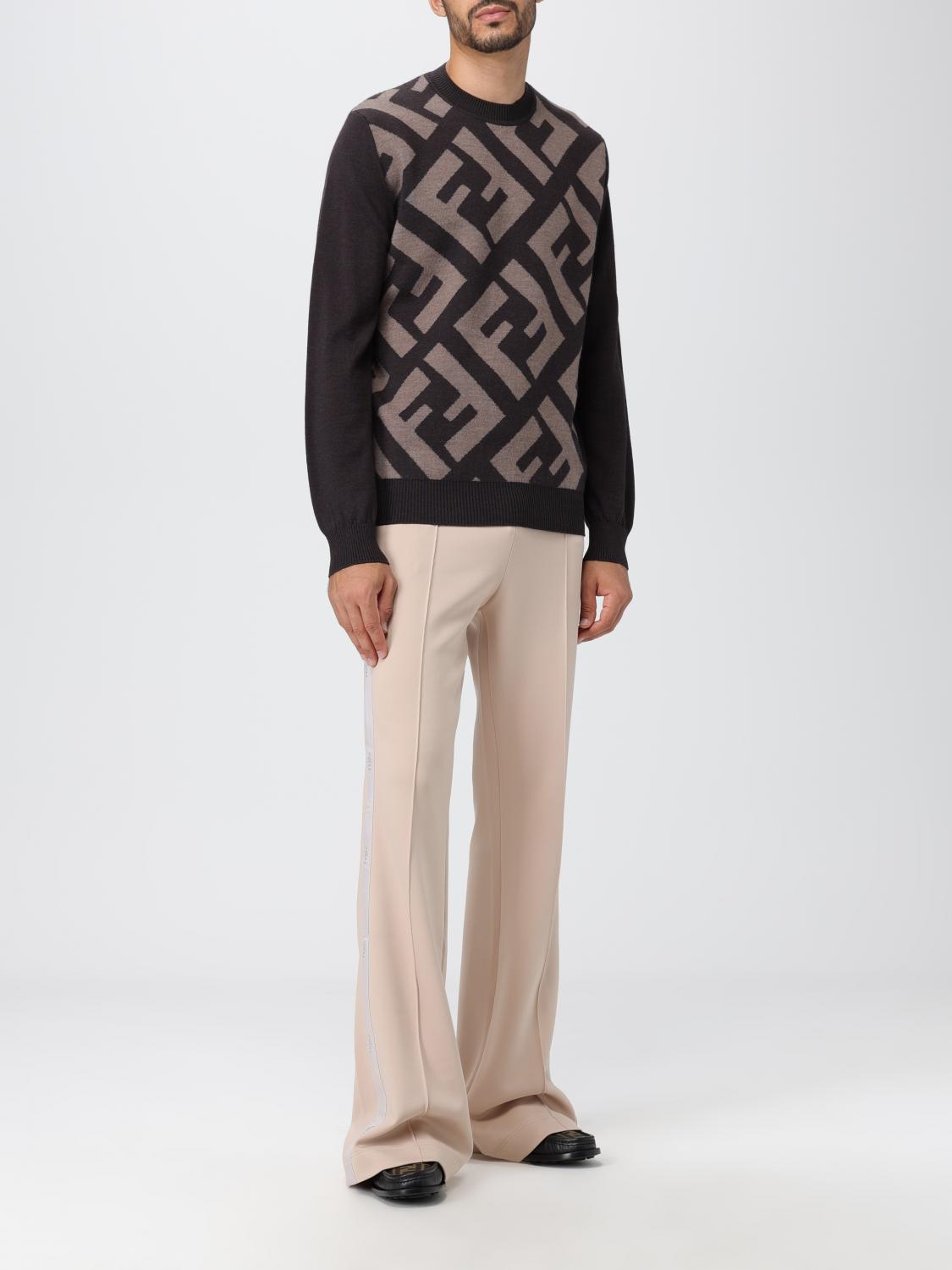 Fendi wool sweater with all over monogram - Multicolor