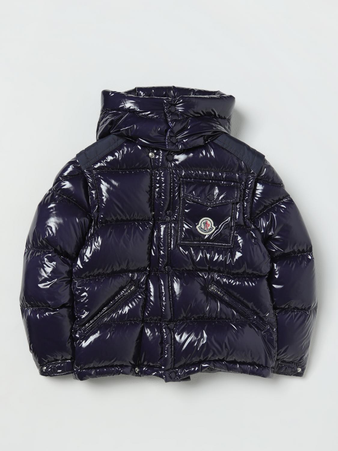 MONCLER: Karakorum 1954 down jacket in quilted nylon - Blue