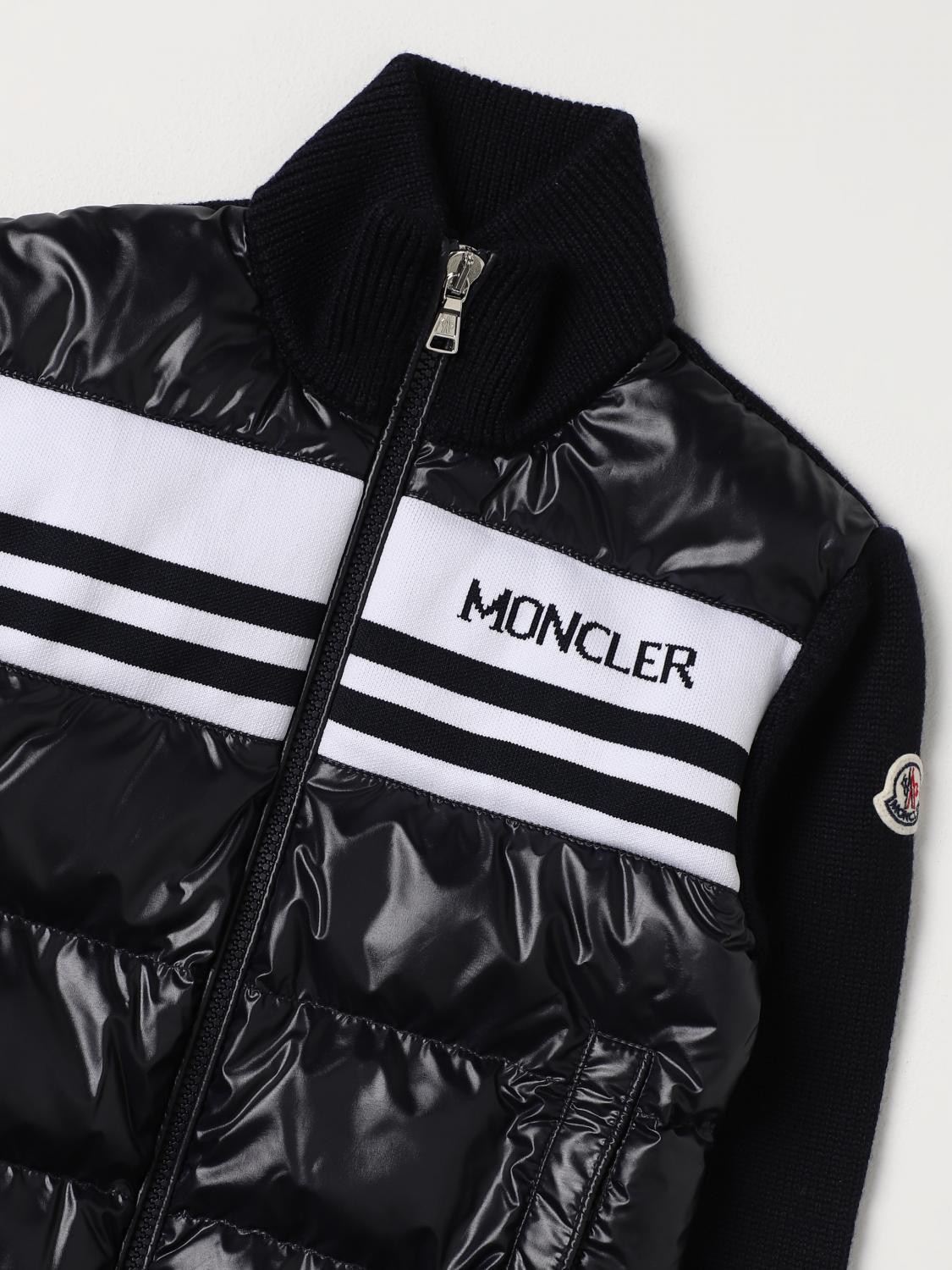 MONCLER JACKET: Jacket kids Moncler, Blue - Img 3