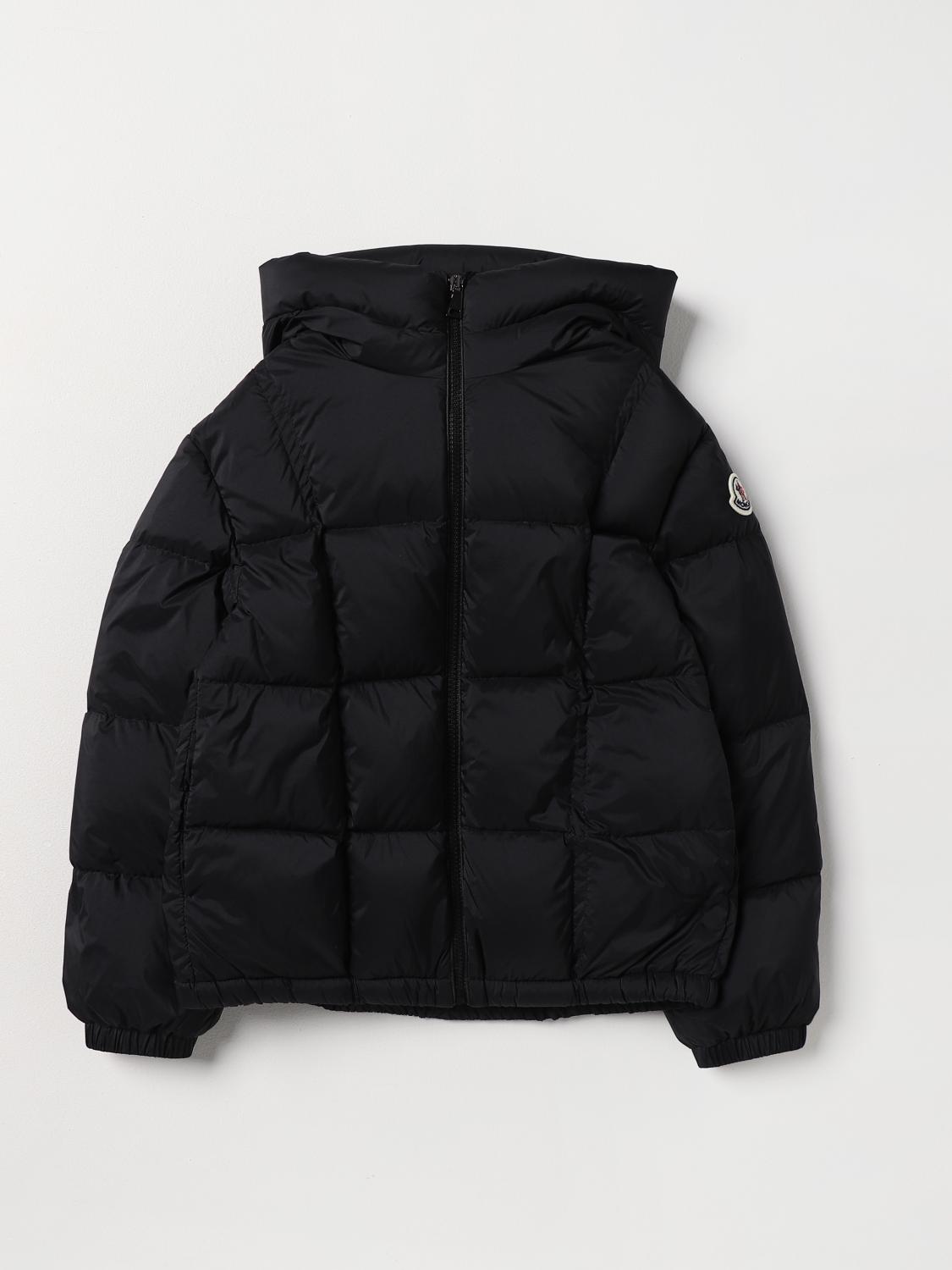 MONCLER JACKET: Jacket kids Moncler, Black - Img 1