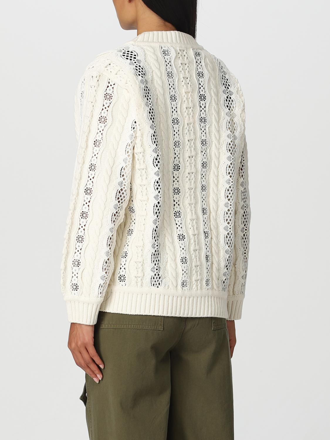 SEA NY CARDIGAN: Pull femme Sea Ny, Jaune Crème - Img 3