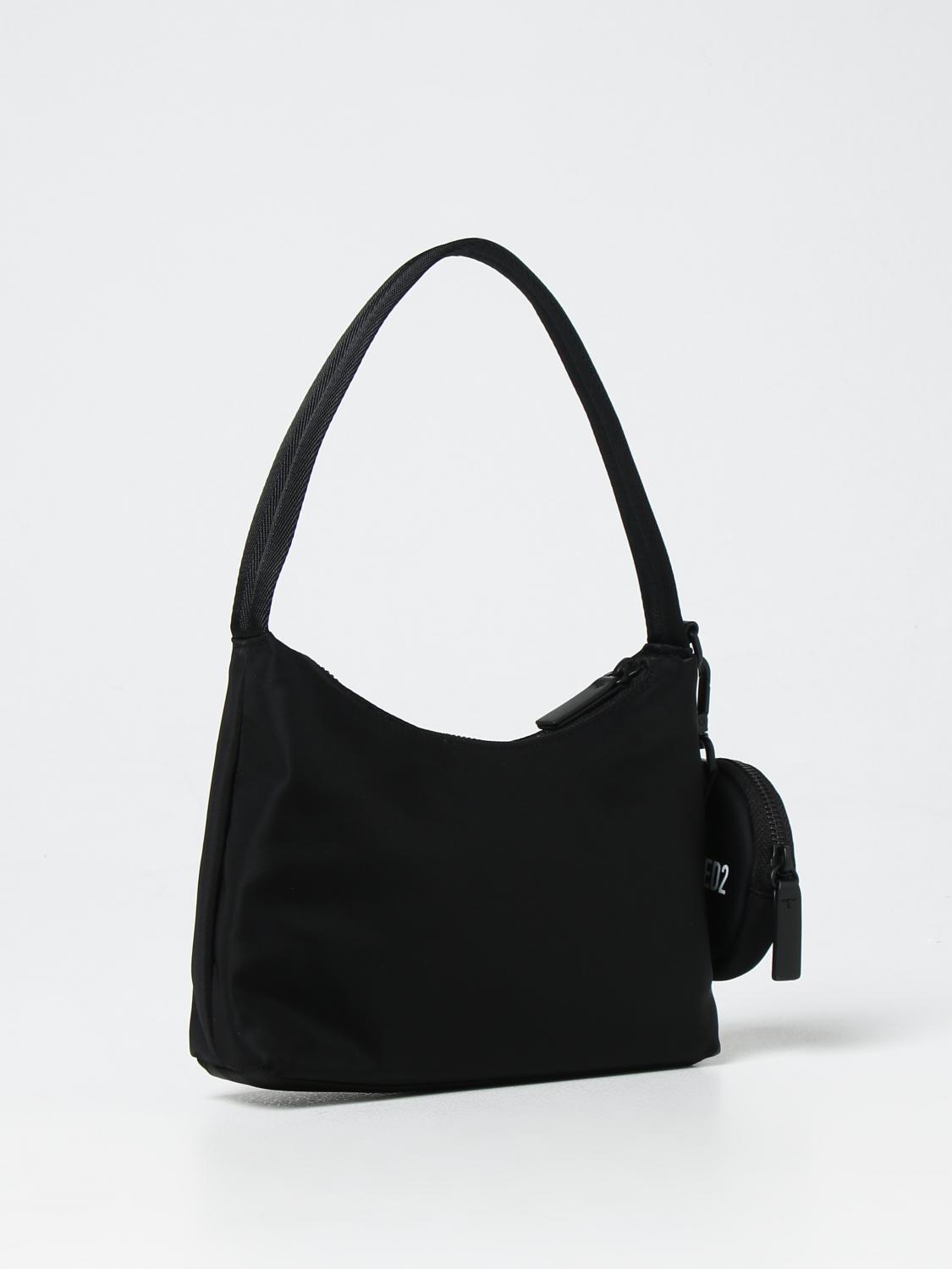 Dsquared2 Icon bag in nylon - Black | HOW003611700001 | GIGLIO.COM