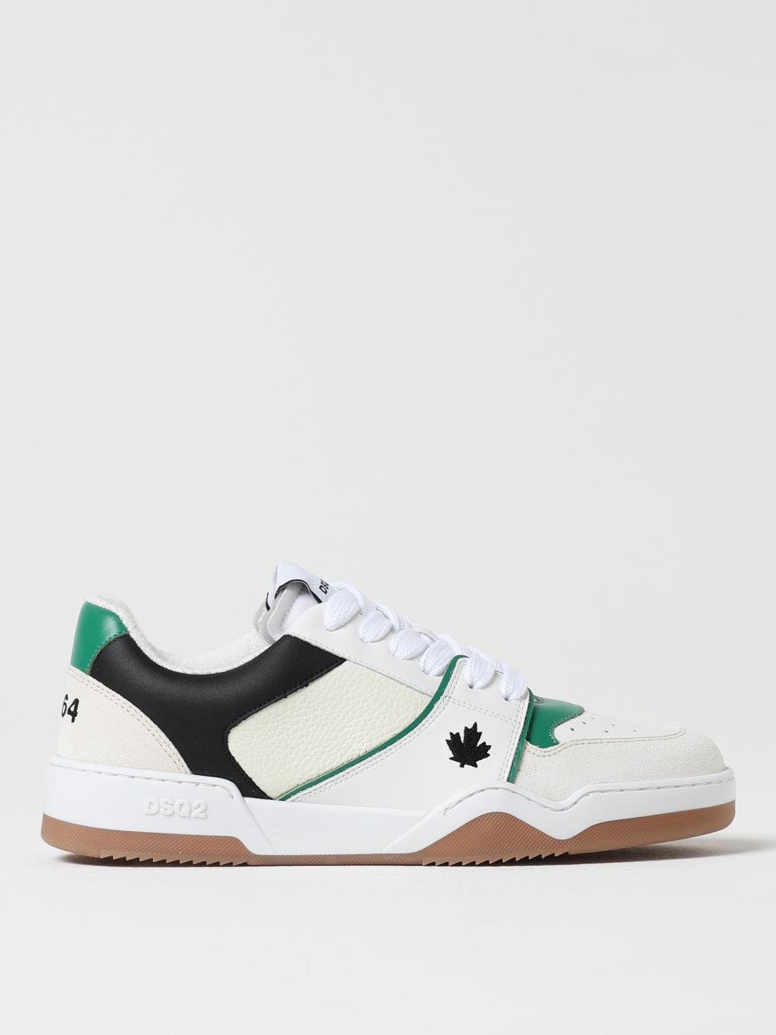 DSQUARED2 BASKETS: Baskets homme Dsquared2, Vert - Img 1