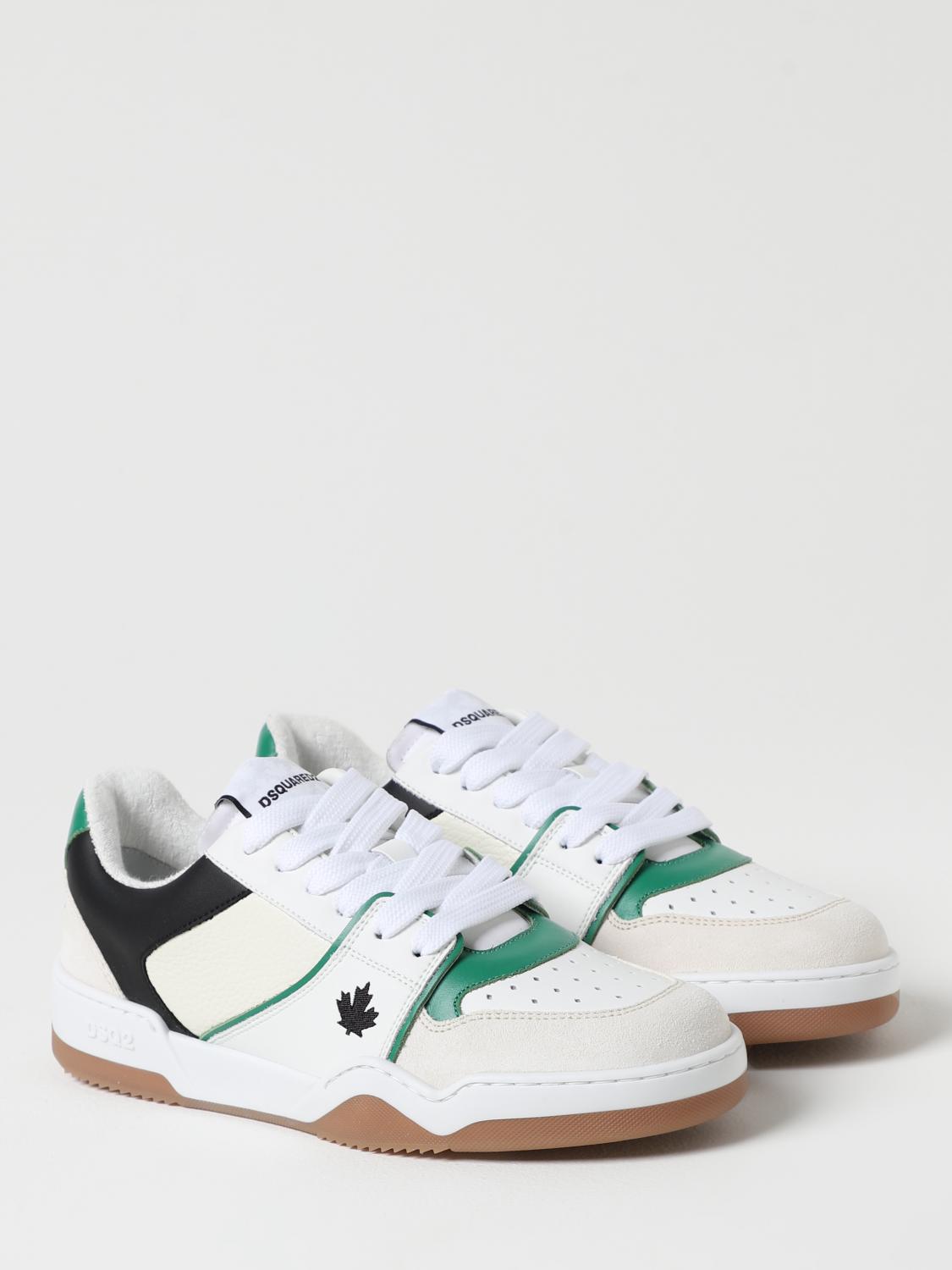 DSQUARED2 BASKETS: Baskets homme Dsquared2, Vert - Img 2